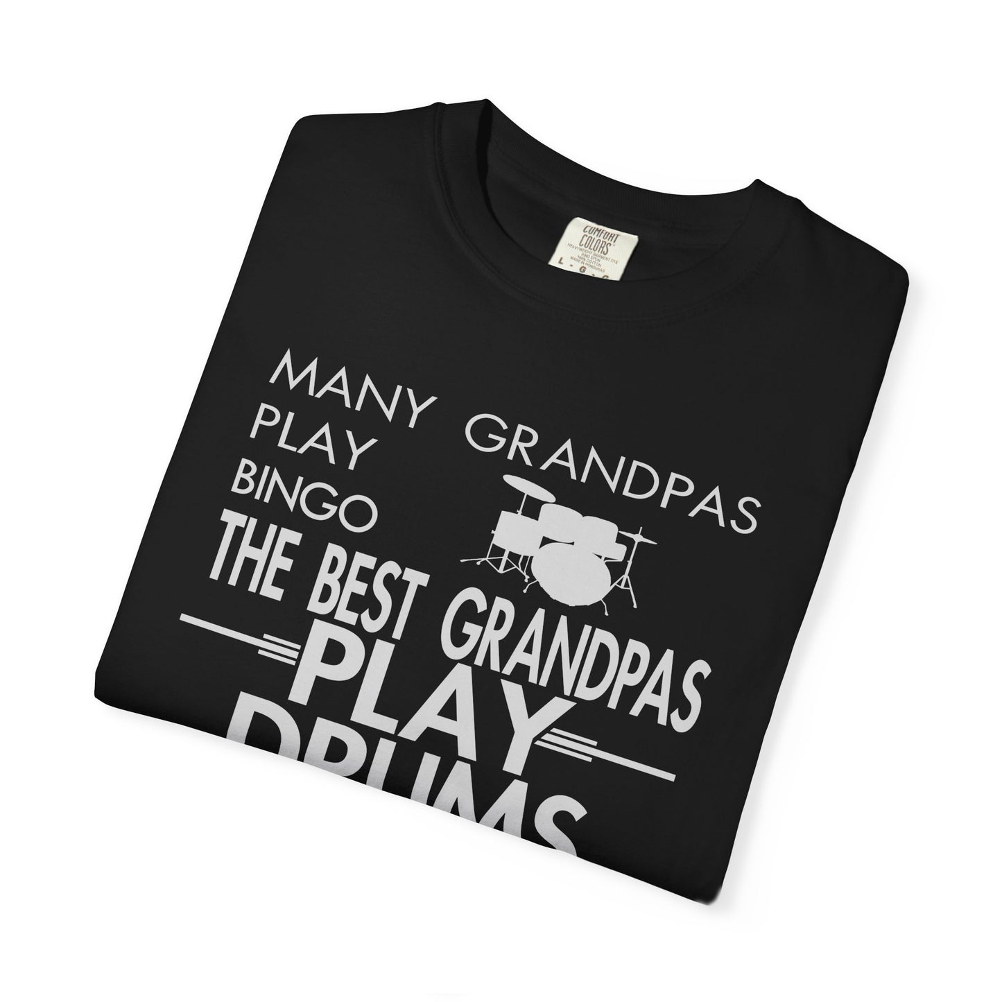 Grandpa Drummer Shirt, Funny Grandpa Drum Tee, Drummer Gift for Grandpa, Percussion T-Shirt, Music Lover Gift, Drum Set Tee for Men