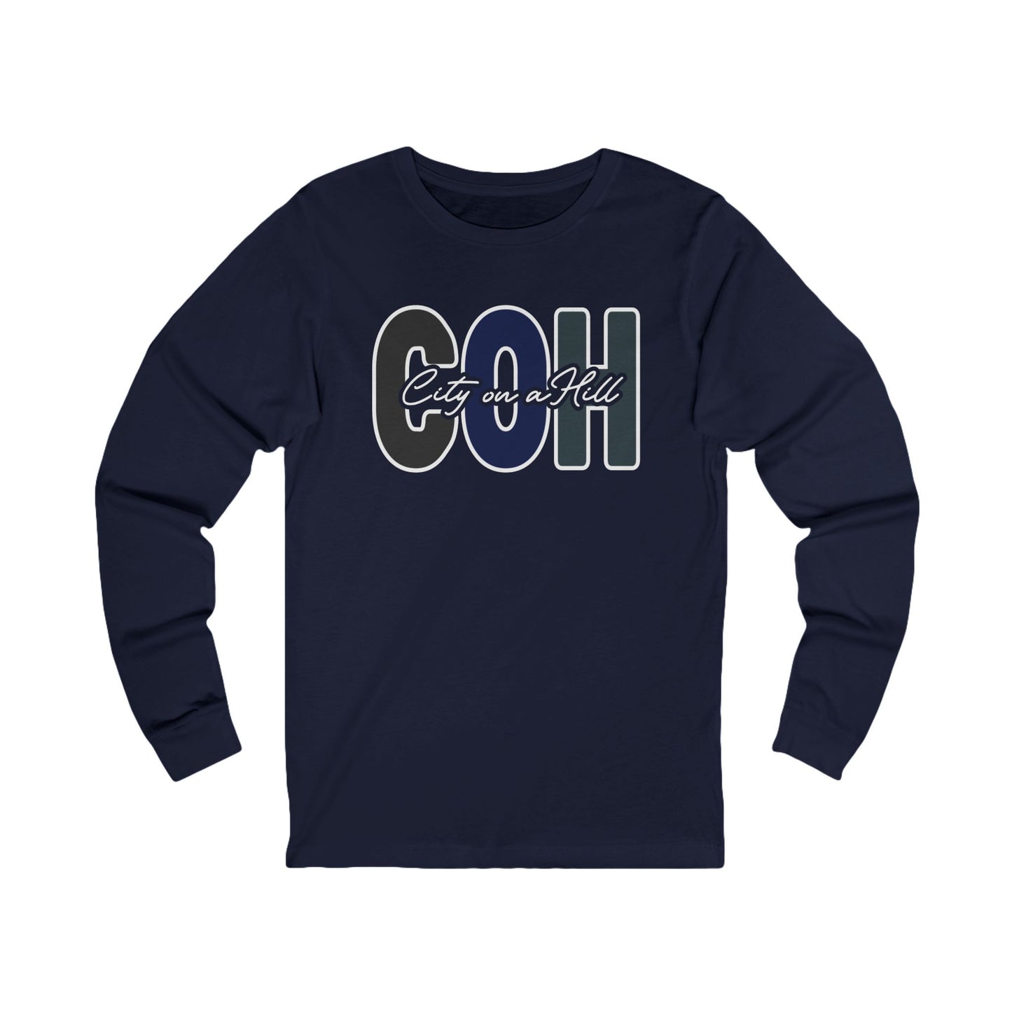 ADULT - Premium Long Sleeve Tee - City on a Hill