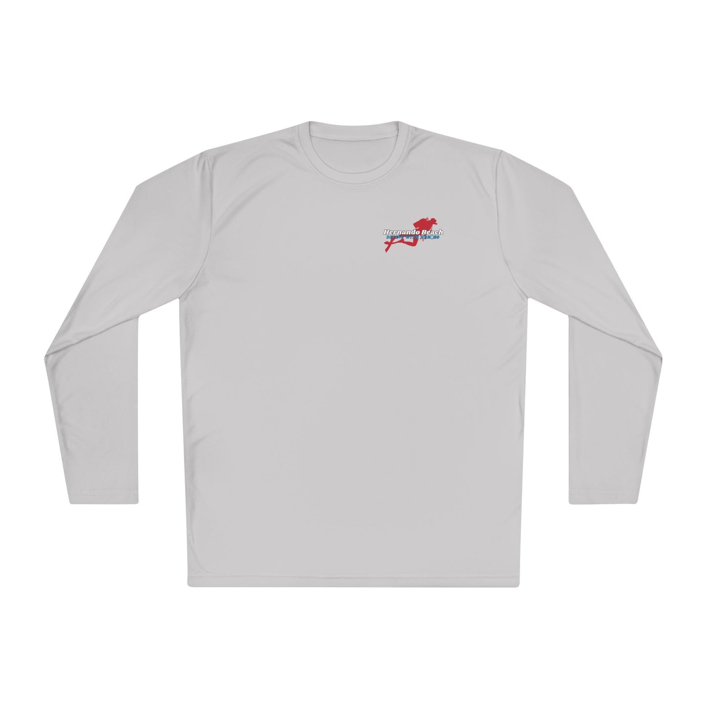 Moisture Wicking Long Sleeve Tee - Hernando Beach Diving - Front & Back Print