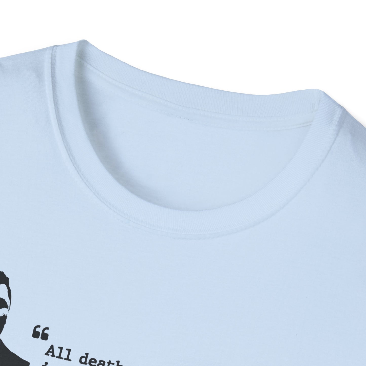 Charlie Kirk Memorial Shirt, All Death Can Do to the Believer Is Deliver Him to Jesus Shirt, Tribute Portrait Tee, Gildan Unisex