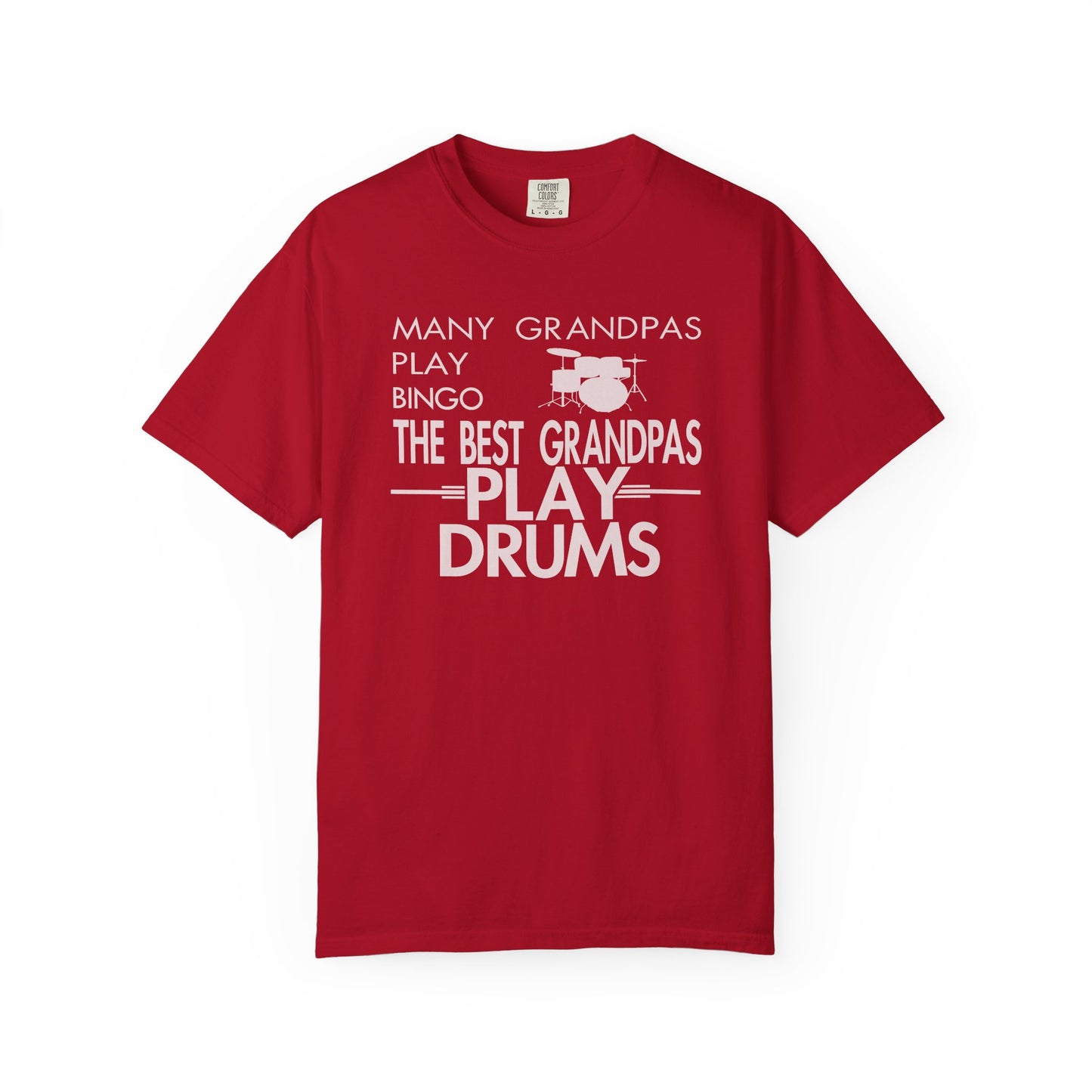 Grandpa Drummer Shirt, Funny Grandpa Drum Tee, Drummer Gift for Grandpa, Percussion T-Shirt, Music Lover Gift, Drum Set Tee for Men