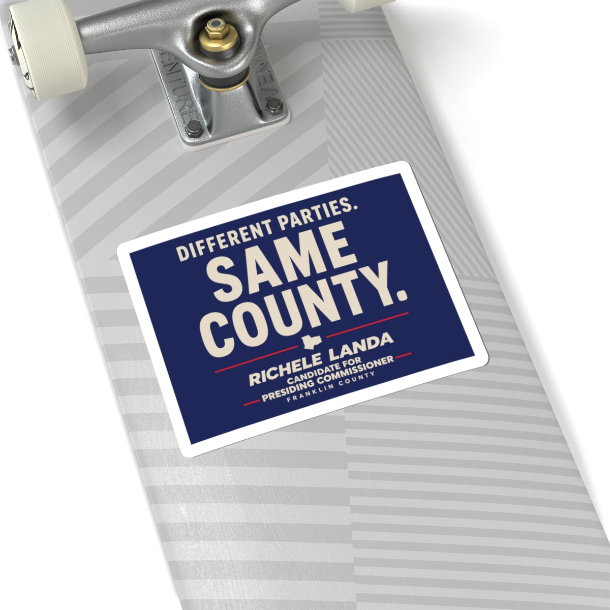 Regular Sticker - Different Parties- Same County