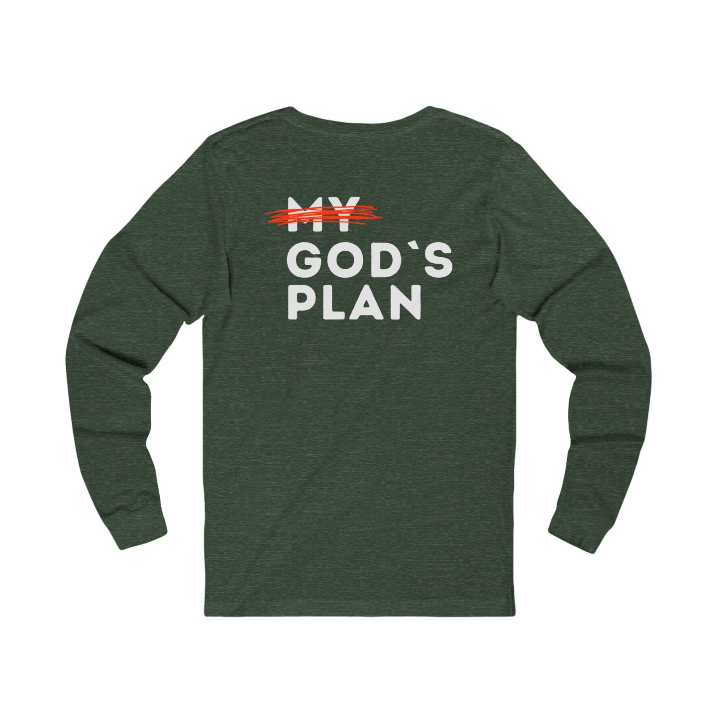 ADULT - Basic Long sleeve - GOD's Plan - BBA