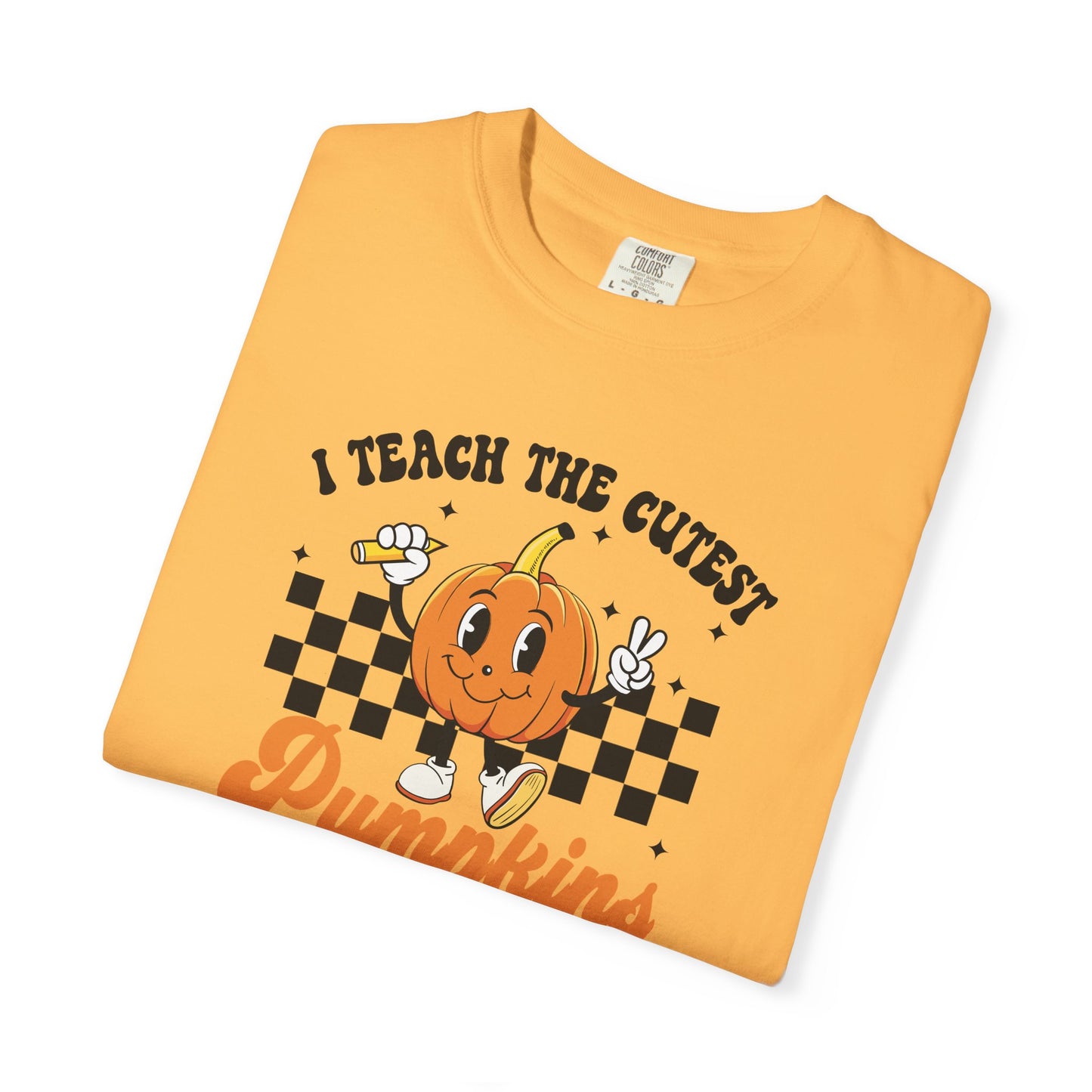 Comfort Colors Teacher Fall Shirt | I Teach The Cutest Pumpkin T-Shirt | Thanksgiving Teacher Tee | Cute Autumn Classroom Shirt