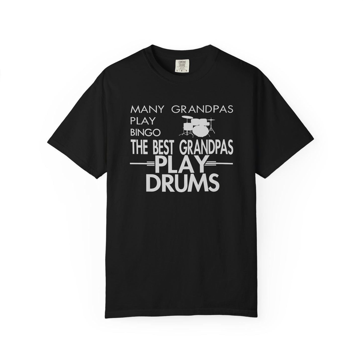 Grandpa Drummer Shirt, Funny Grandpa Drum Tee, Drummer Gift for Grandpa, Percussion T-Shirt, Music Lover Gift, Drum Set Tee for Men
