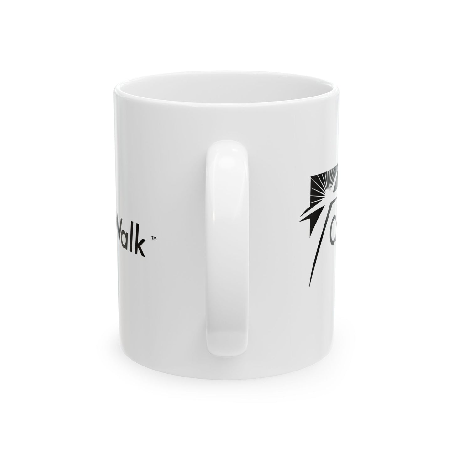 The Crosswalk Church White Mugs