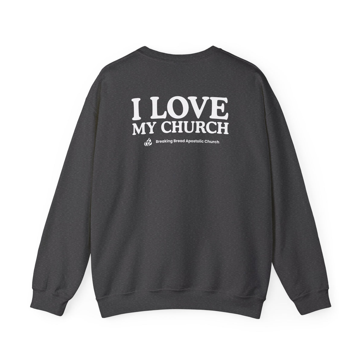ADULT - Basic Sweatshirt - I Love My Church - BBA