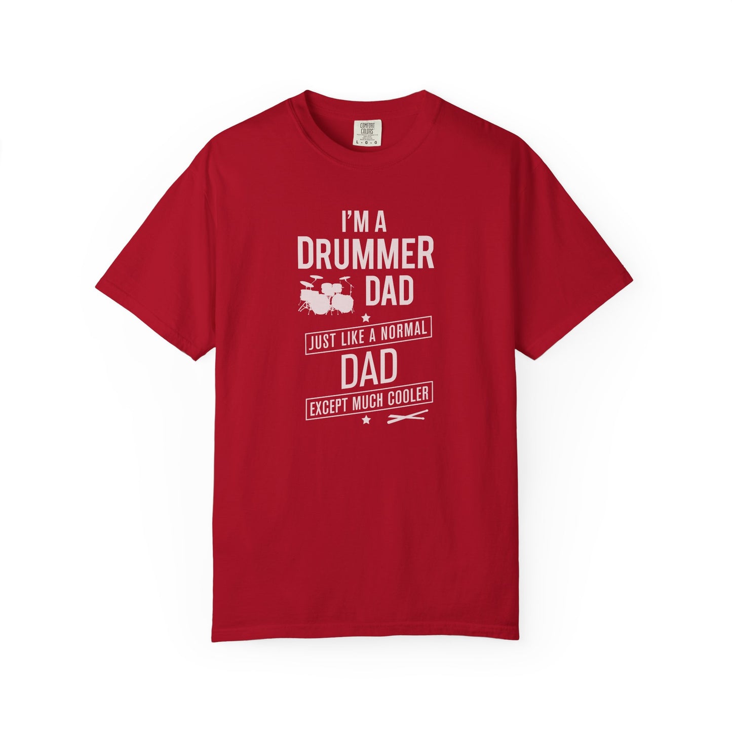 Drummer Dad Shirt, Drummer Gift for Dad, Drum Sticks T-Shirt, Funny Music Tee, Fathers Day Drums Gift, Drummer Shirt for Husband