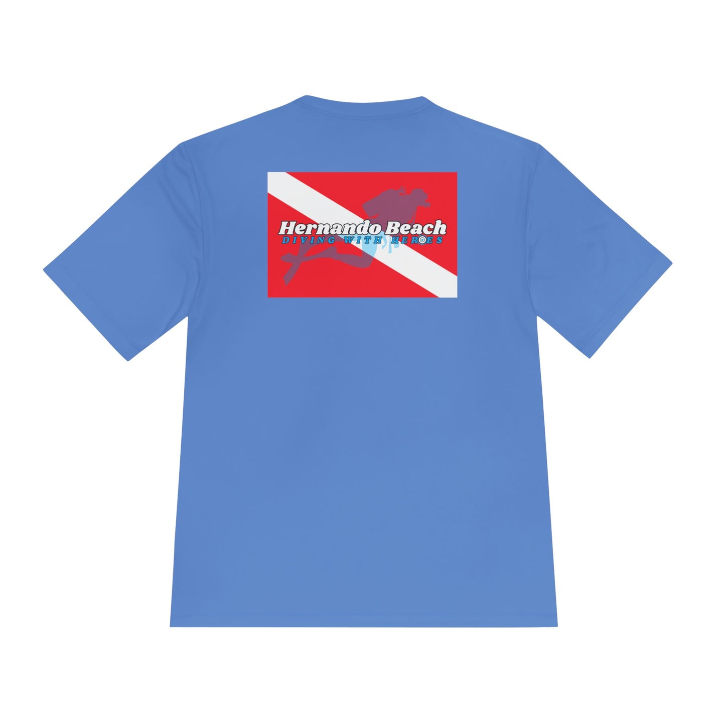 Moisture Wicking Tee - Hernando Beach Diving - Front & Back Print