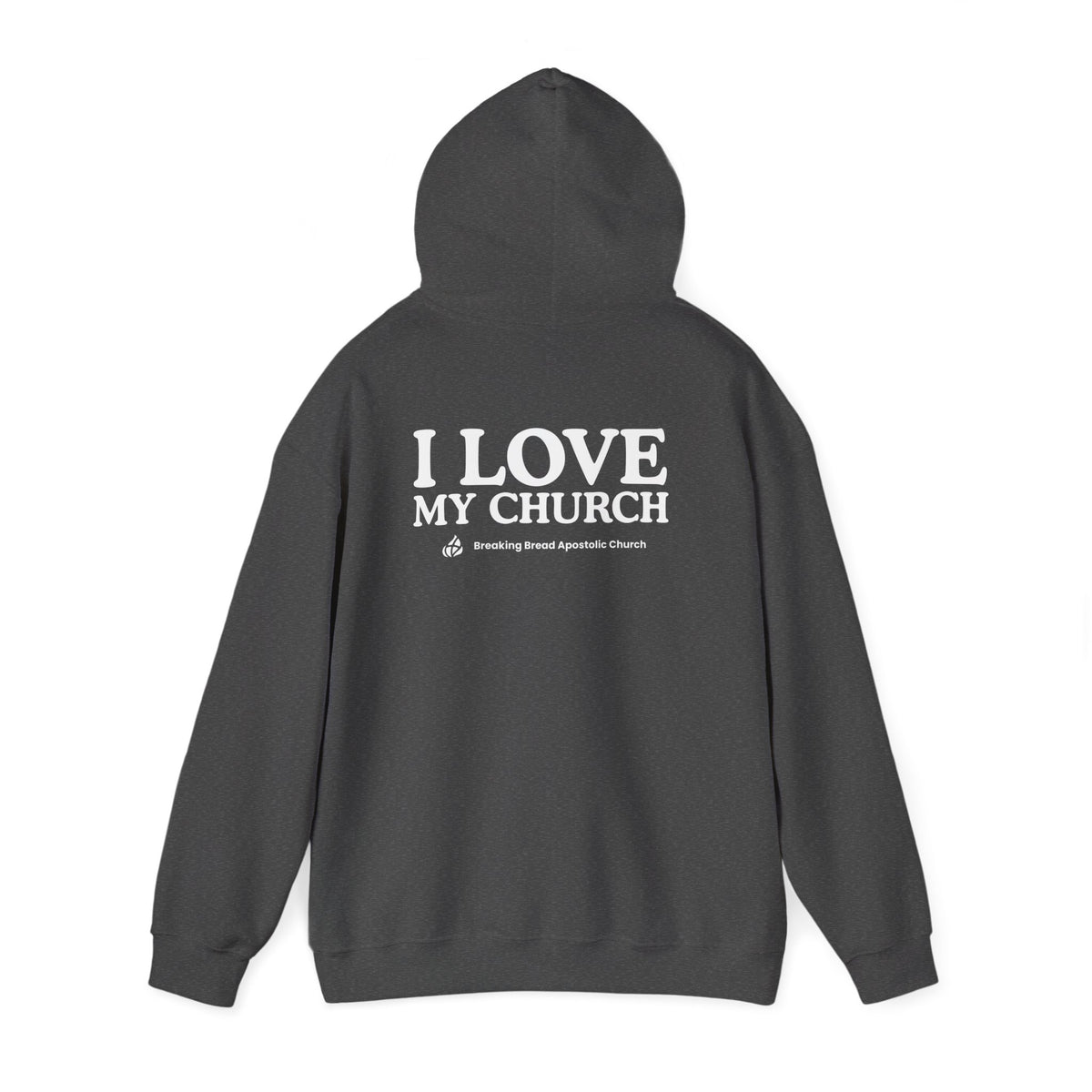 ADULT - Basic Hoodie - I Love My Church - BBA