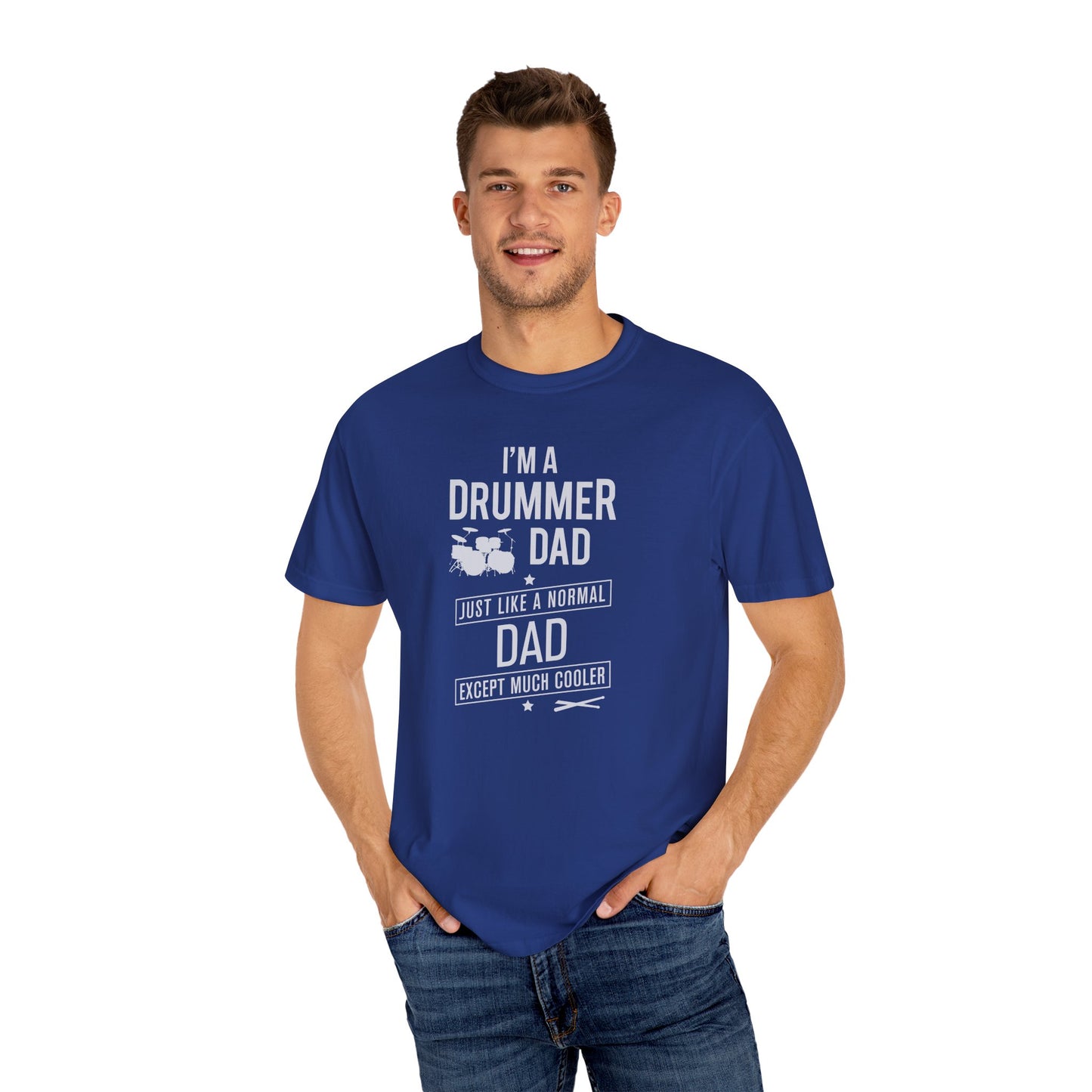 Drummer Dad Shirt, Drummer Gift for Dad, Drum Sticks T-Shirt, Funny Music Tee, Fathers Day Drums Gift, Drummer Shirt for Husband