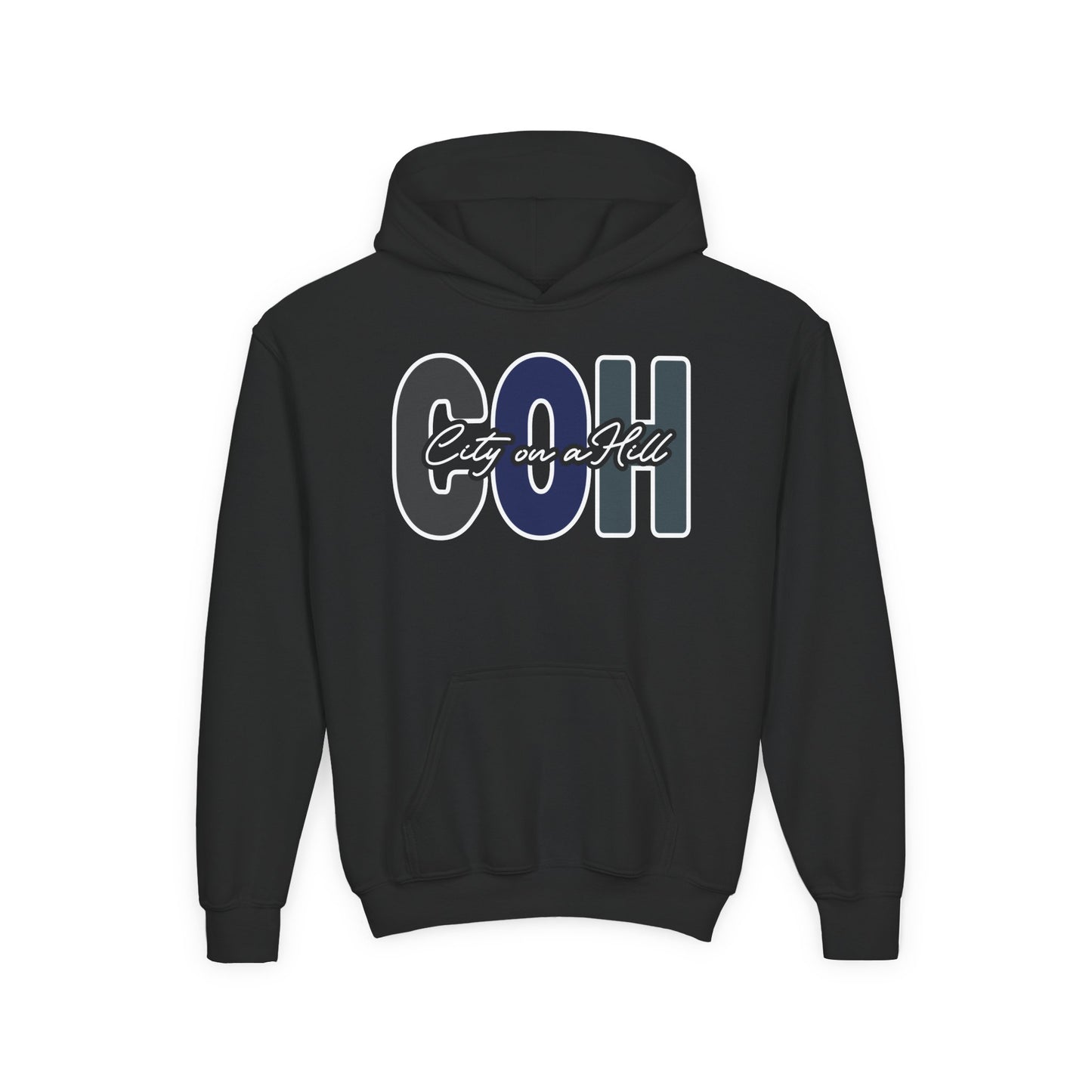 YOUTH - Classic Pullover Hoodie - City on a Hill