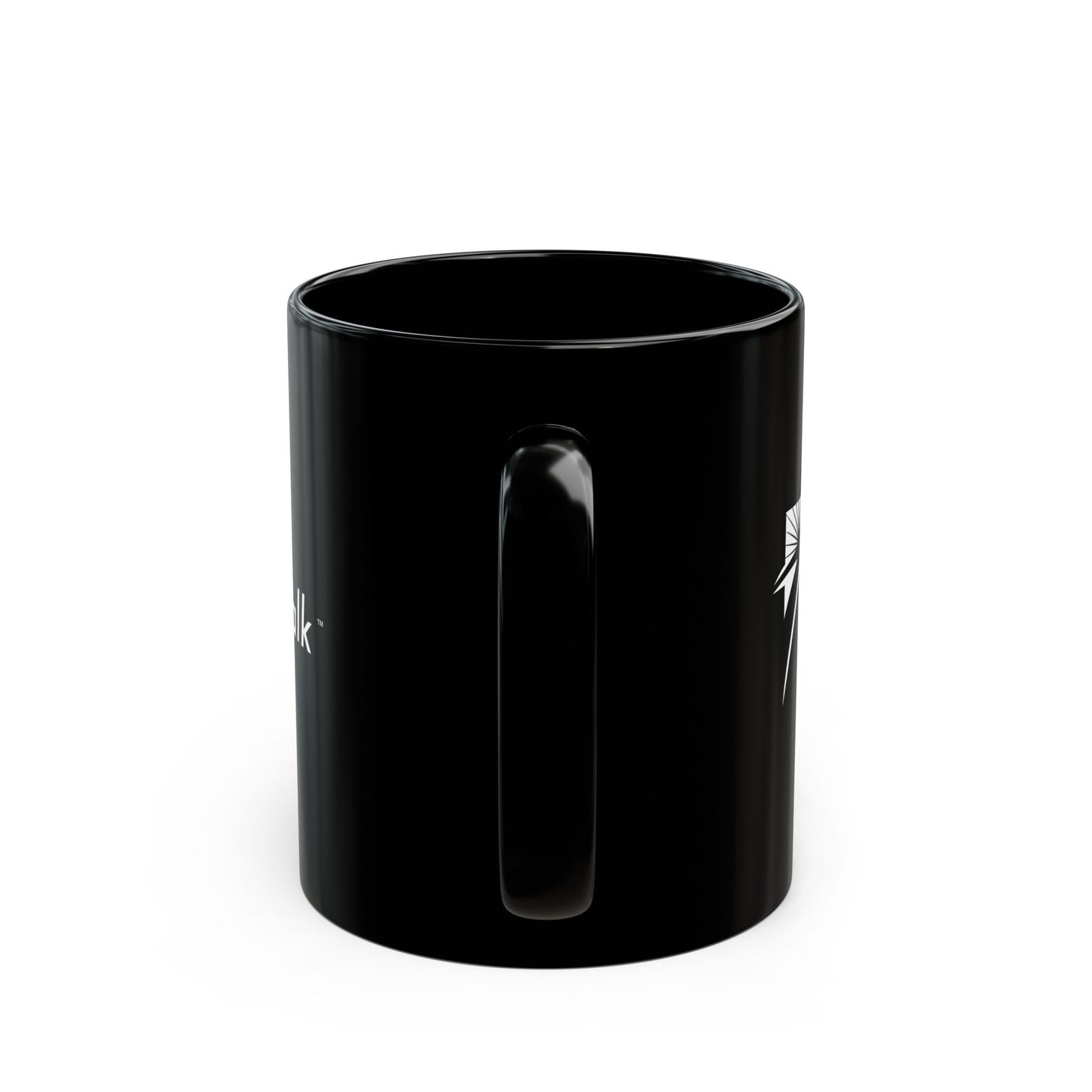 The Crosswalk Church Black Mugs