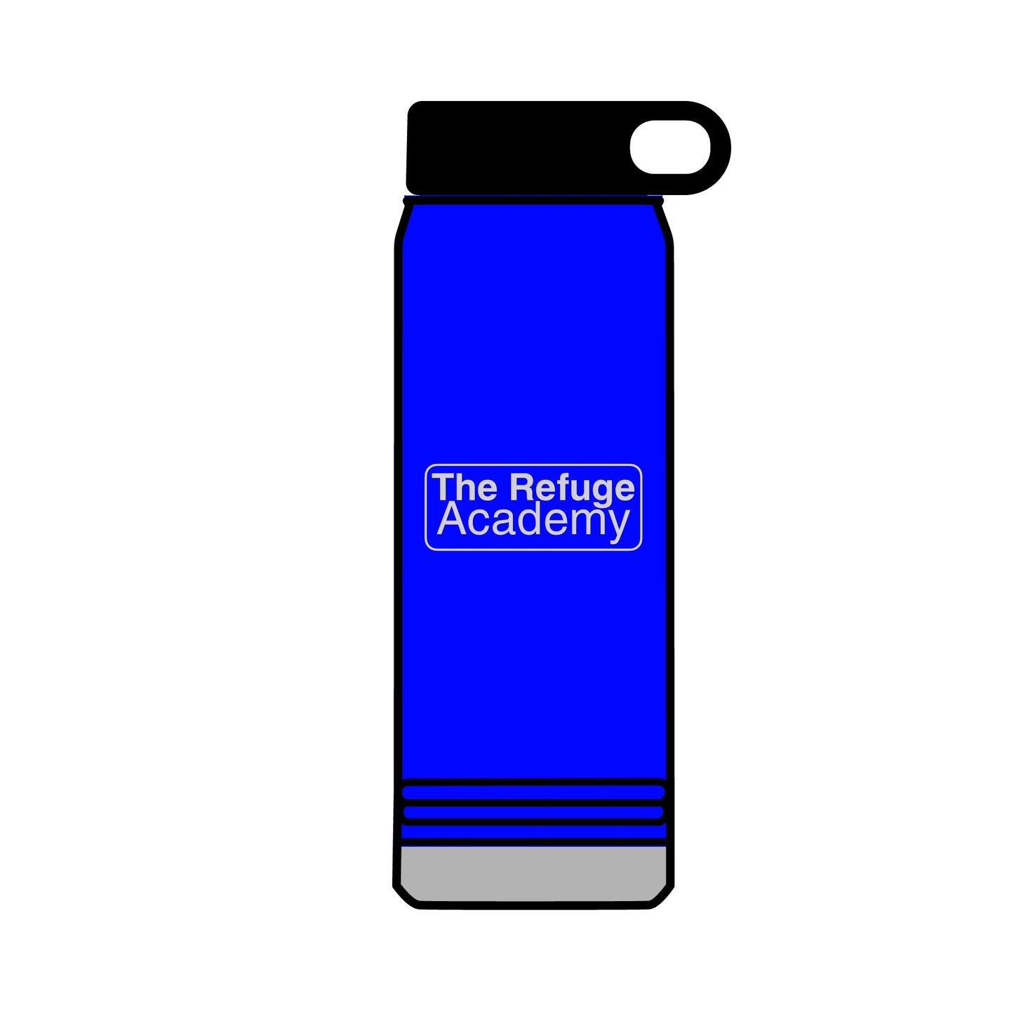 32oz Insulated Water Bottle - The Refuge Academy Logo