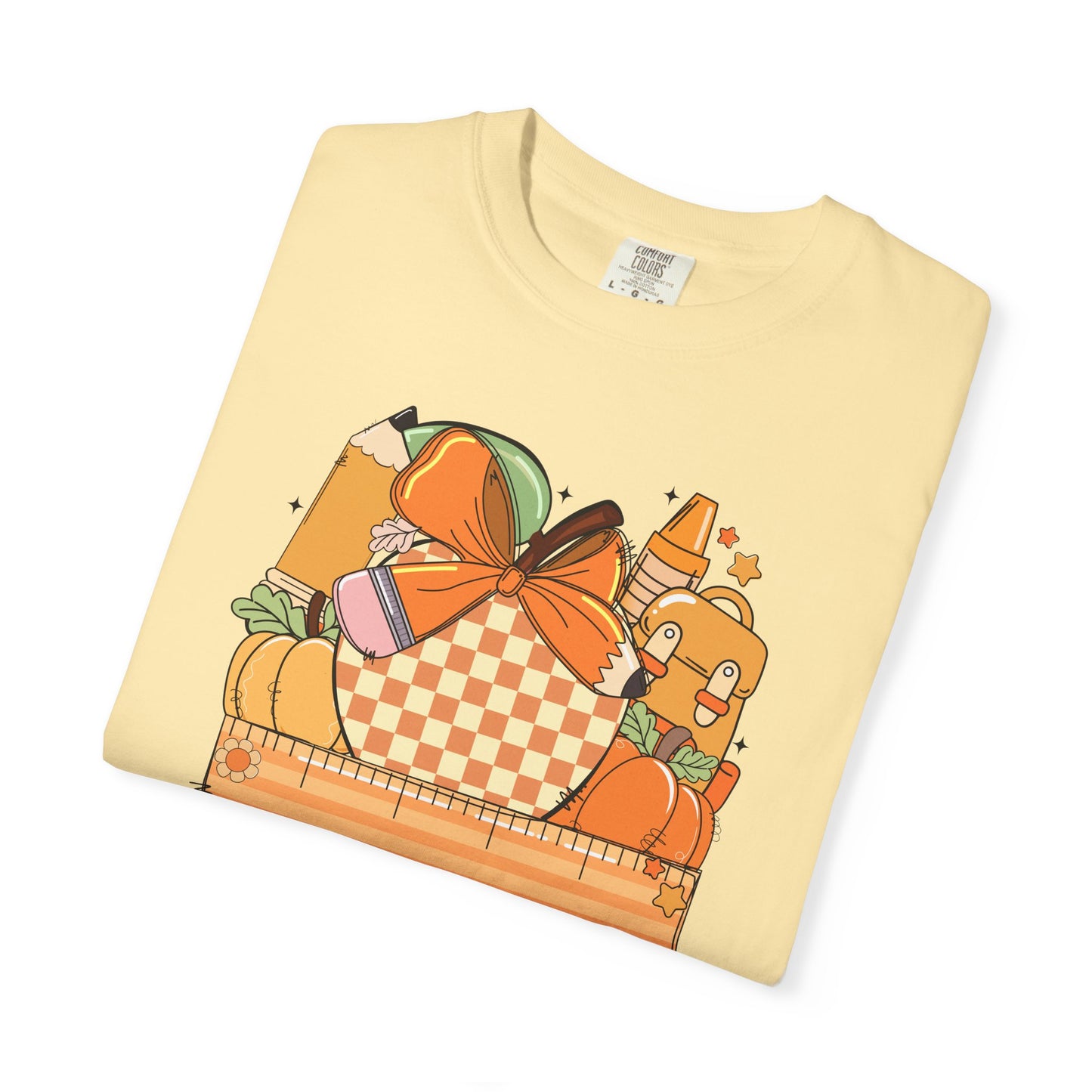 Comfort Colors Fall Shirt | Custom Autumn T-Shirt | Cozy Pumpkin Graphic Tee | Thanksgiving Unisex Shirt Gift