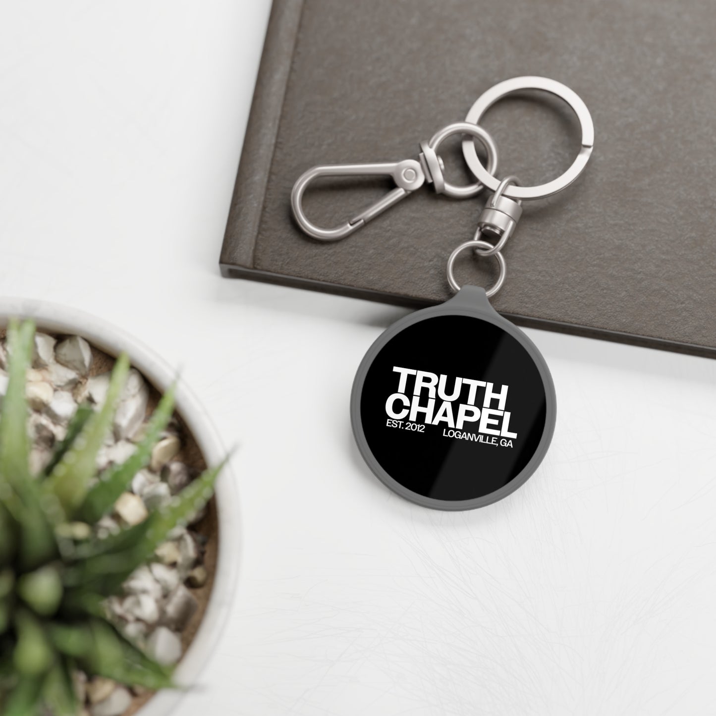 Black Keyring Tag - TRUTH CHAPEL