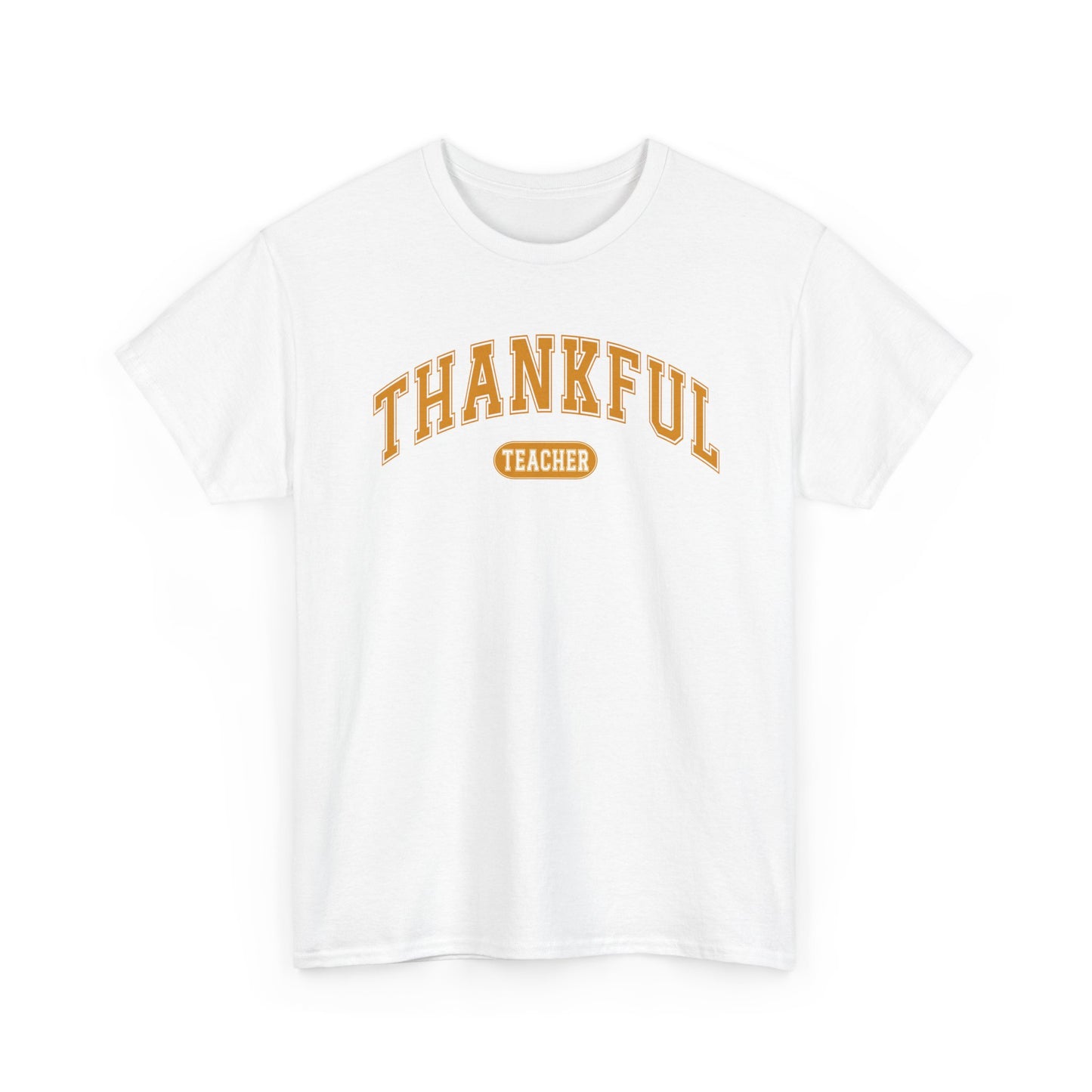 Thankful Teacher Shirt | Fall Teacher T-Shirt | Gildan Teacher Tee | Cute Thanksgiving Teacher Outfit | Teacher Gift Top
