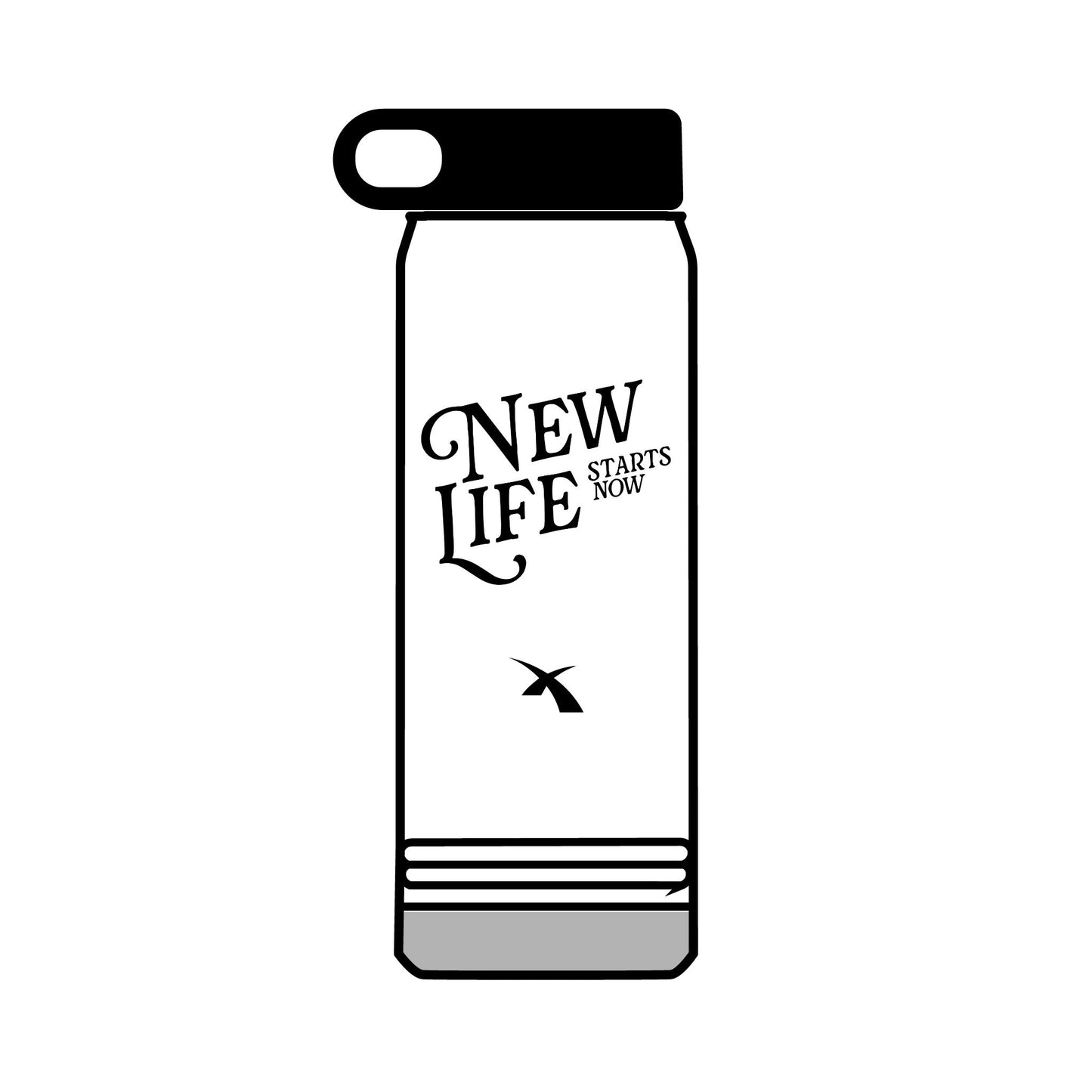 32oz Insulated Water Bottle - New Life Terre Haute