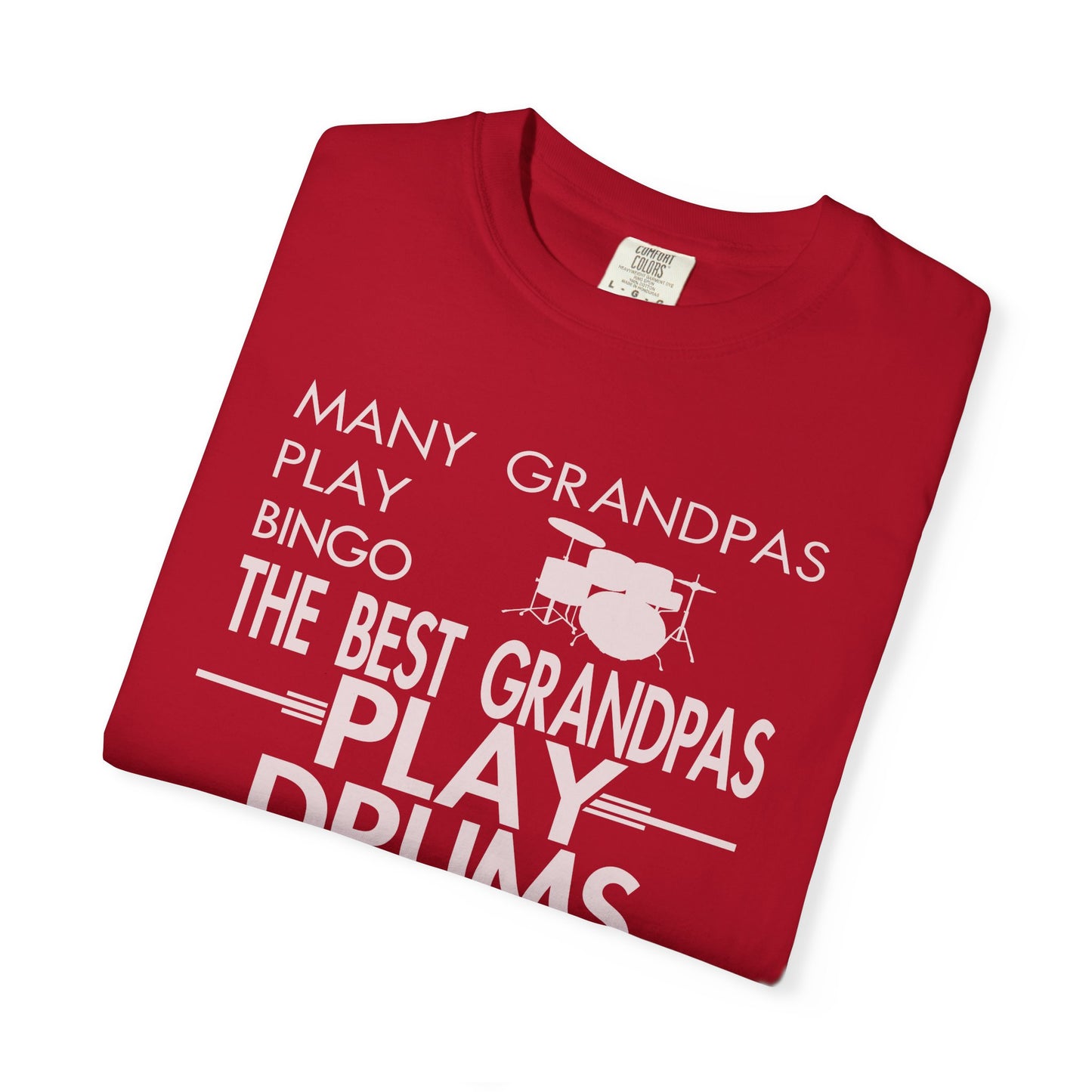Grandpa Drummer Shirt, Funny Grandpa Drum Tee, Drummer Gift for Grandpa, Percussion T-Shirt, Music Lover Gift, Drum Set Tee for Men