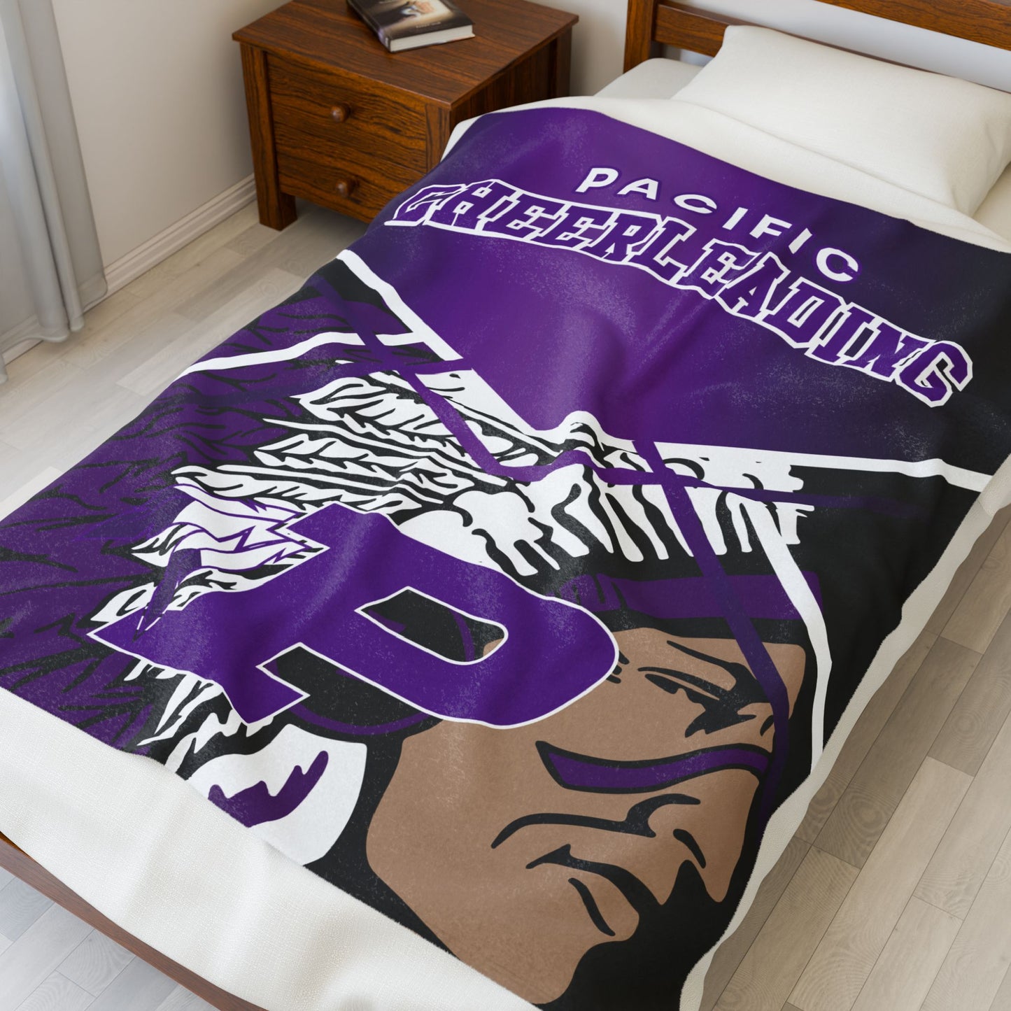 Velveteen Plush Blanket - Pacific Indian's Cheer