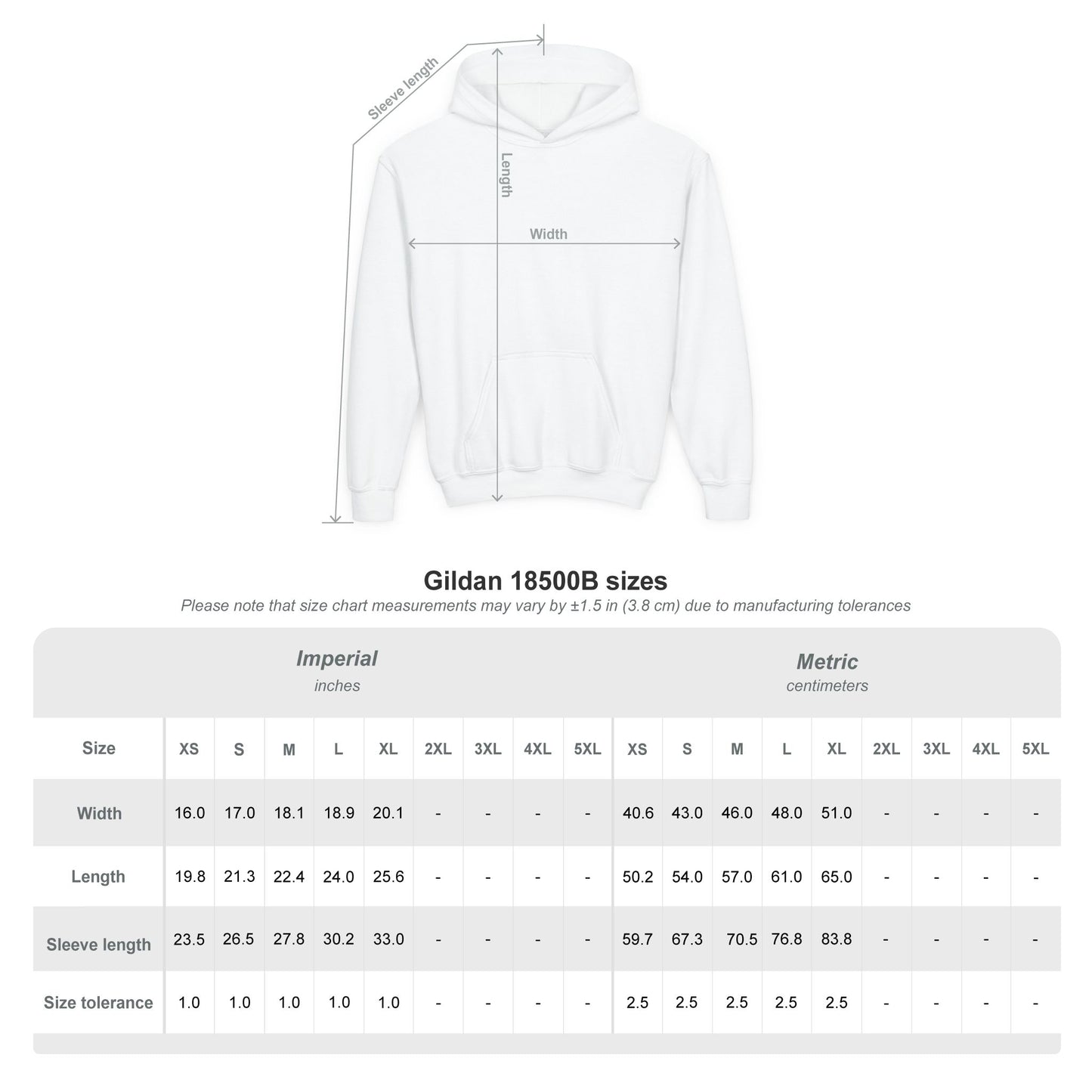 YOUTH - Basic Hoodie - Holy Infant Athletic Dept
