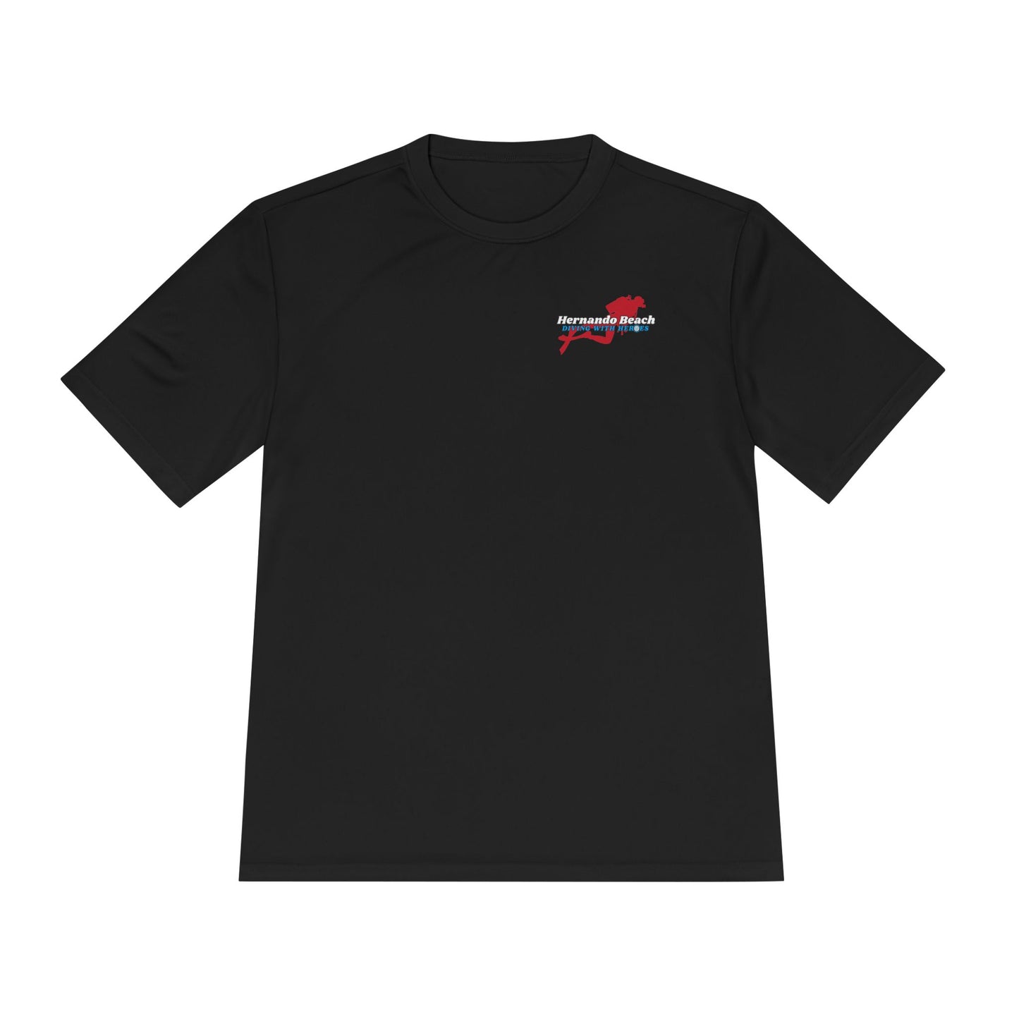 Moisture Wicking Tee - Hernando Beach Diving - Front & Back Print