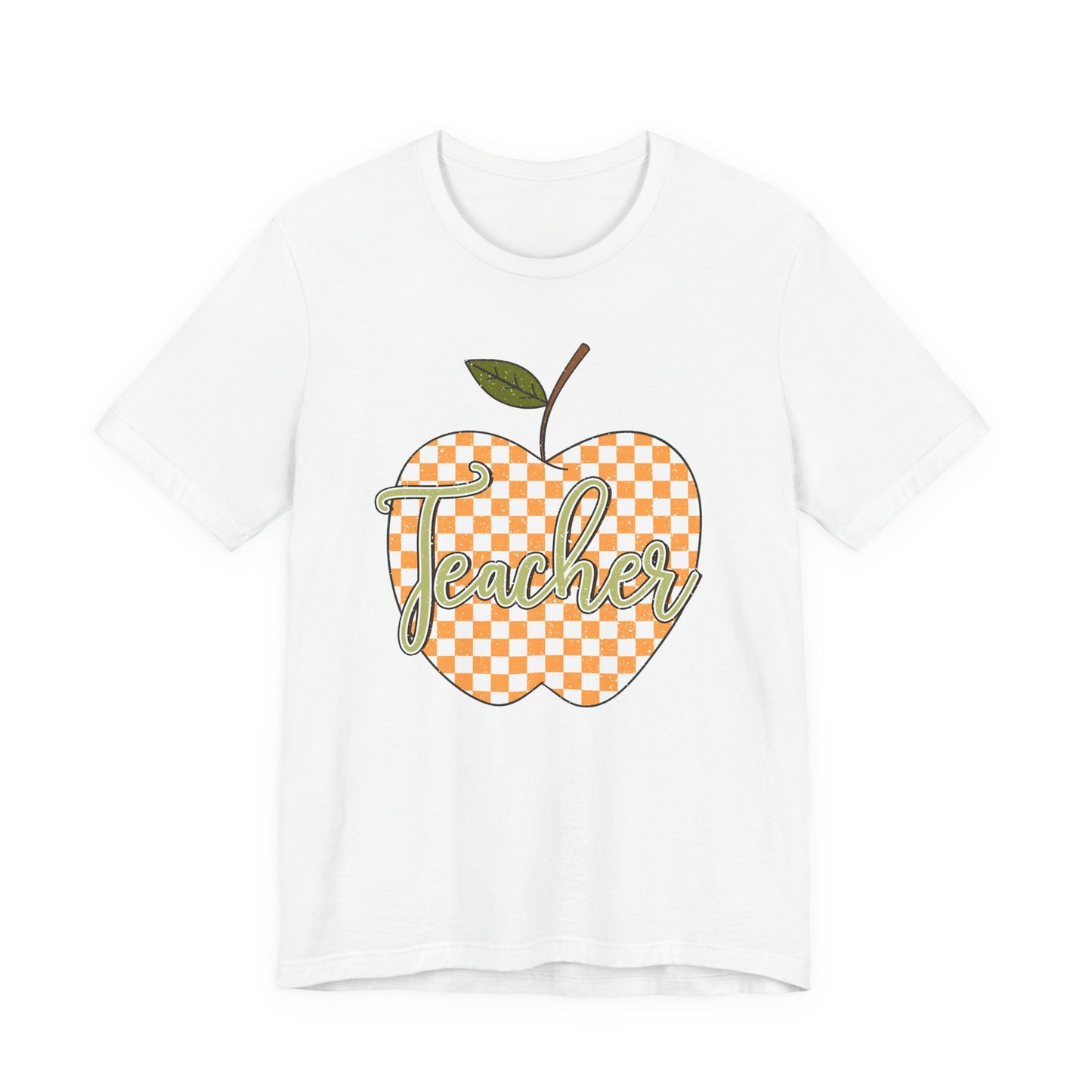 Apple Teacher Fall Shirt | Bella Canvas Teacher T-Shirt | Cute Autumn Teacher Outfit | Thanksgiving Teacher Graphic Tee