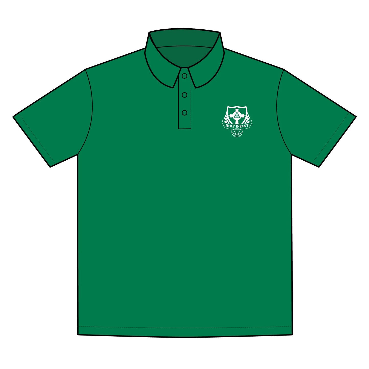 Men's Poloshirt - Basketball - Holy Infant