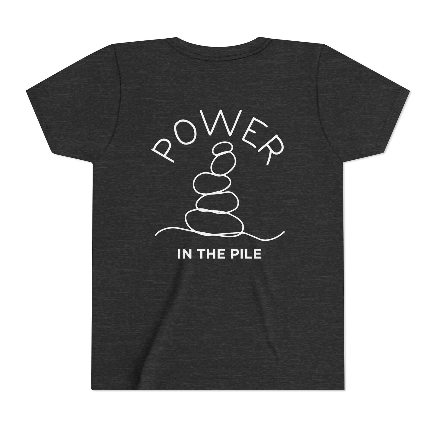 YOUTH - Basic tee - Power in the Piles - BBA