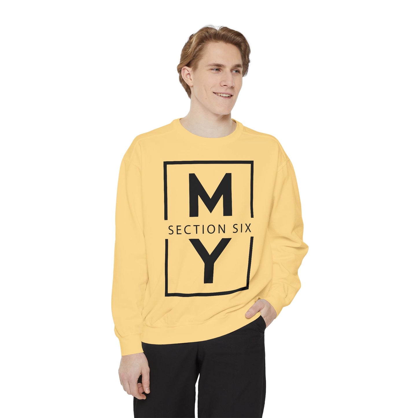 ADULT - Comfort Color Sweatshirt - MS Section 6 Youth