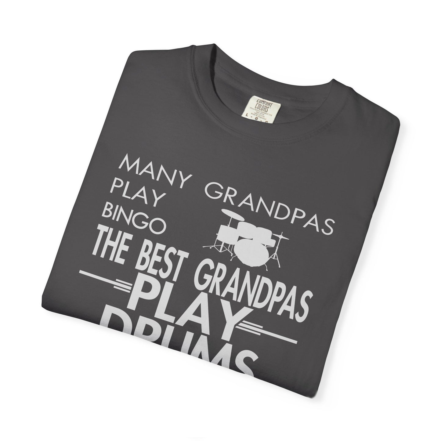 Grandpa Drummer Shirt, Funny Grandpa Drum Tee, Drummer Gift for Grandpa, Percussion T-Shirt, Music Lover Gift, Drum Set Tee for Men