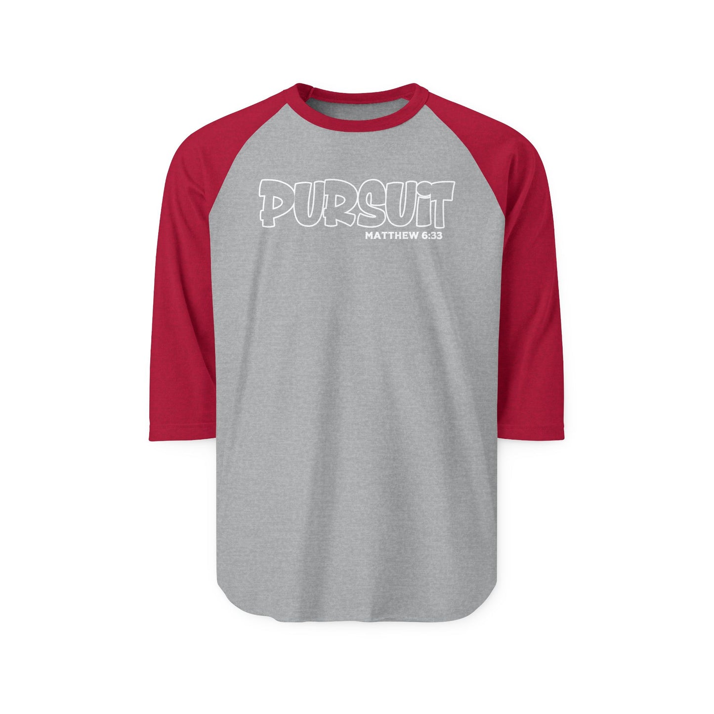 ADULT - 3/4 Sleeve Raglan Shirt - PURSUIT