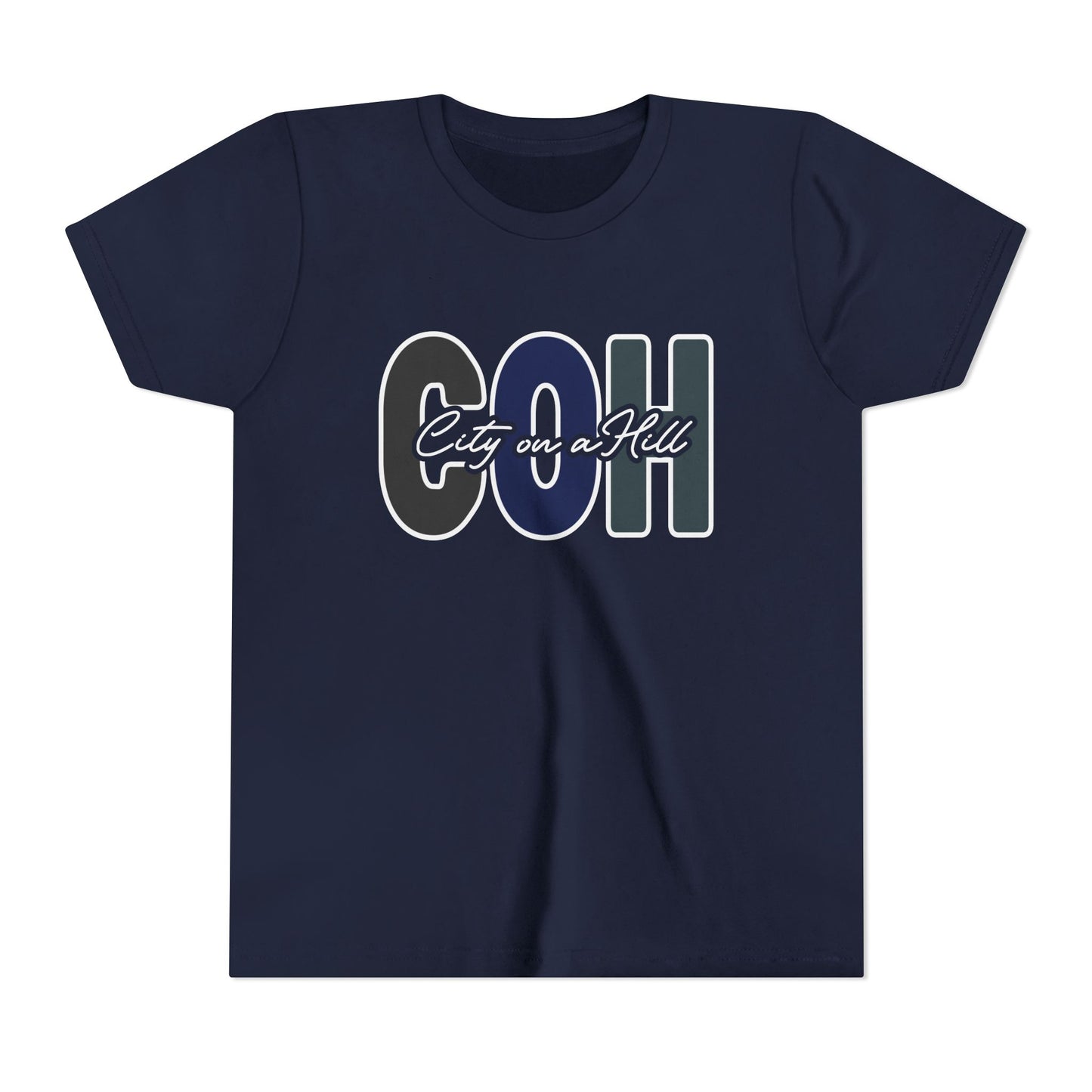 YOUTH - Premium Cotton Short Sleeve T-Shirt - City on a Hill