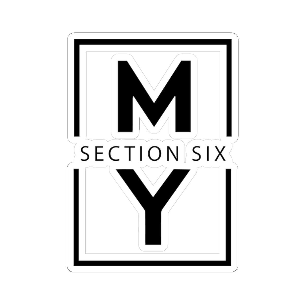 Custom Shaped Stickers - MS Section 6 Youth