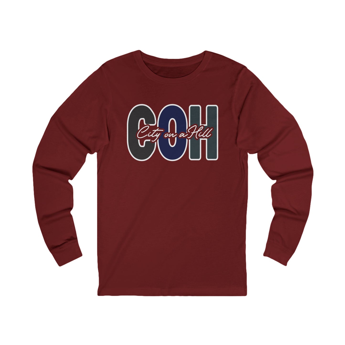 ADULT - Premium Long Sleeve Tee - City on a Hill