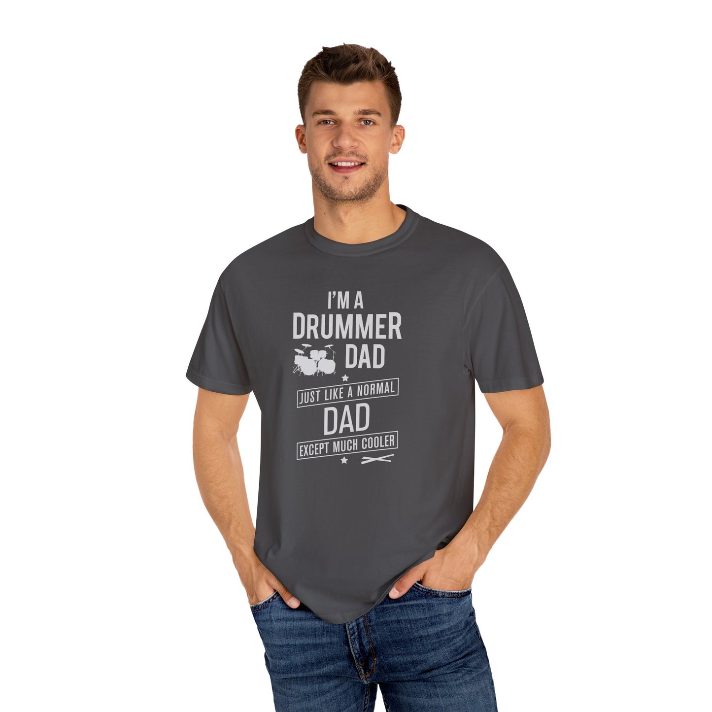 Drummer Dad Shirt, Drummer Gift for Dad, Drum Sticks T-Shirt, Funny Music Tee, Fathers Day Drums Gift, Drummer Shirt for Husband