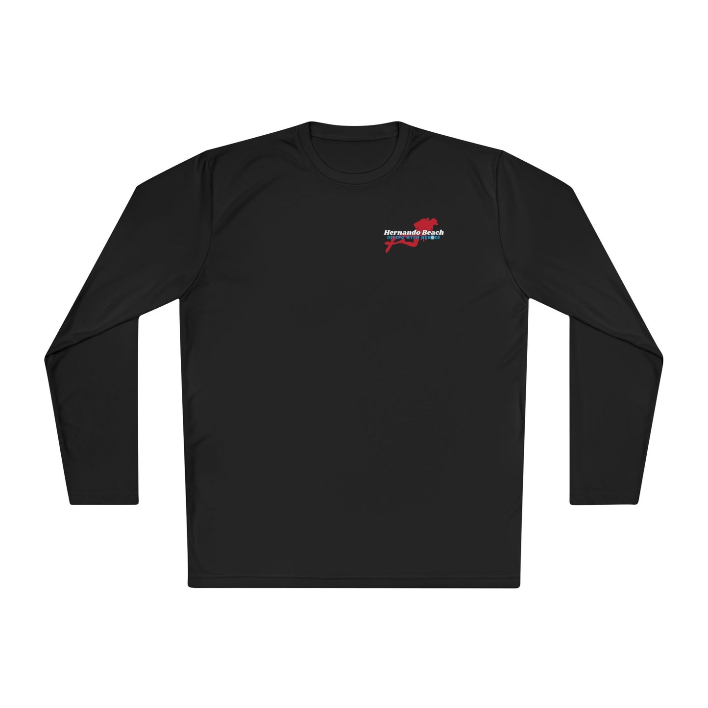 Moisture Wicking Long Sleeve Tee - Hernando Beach Diving - Front & Back Print