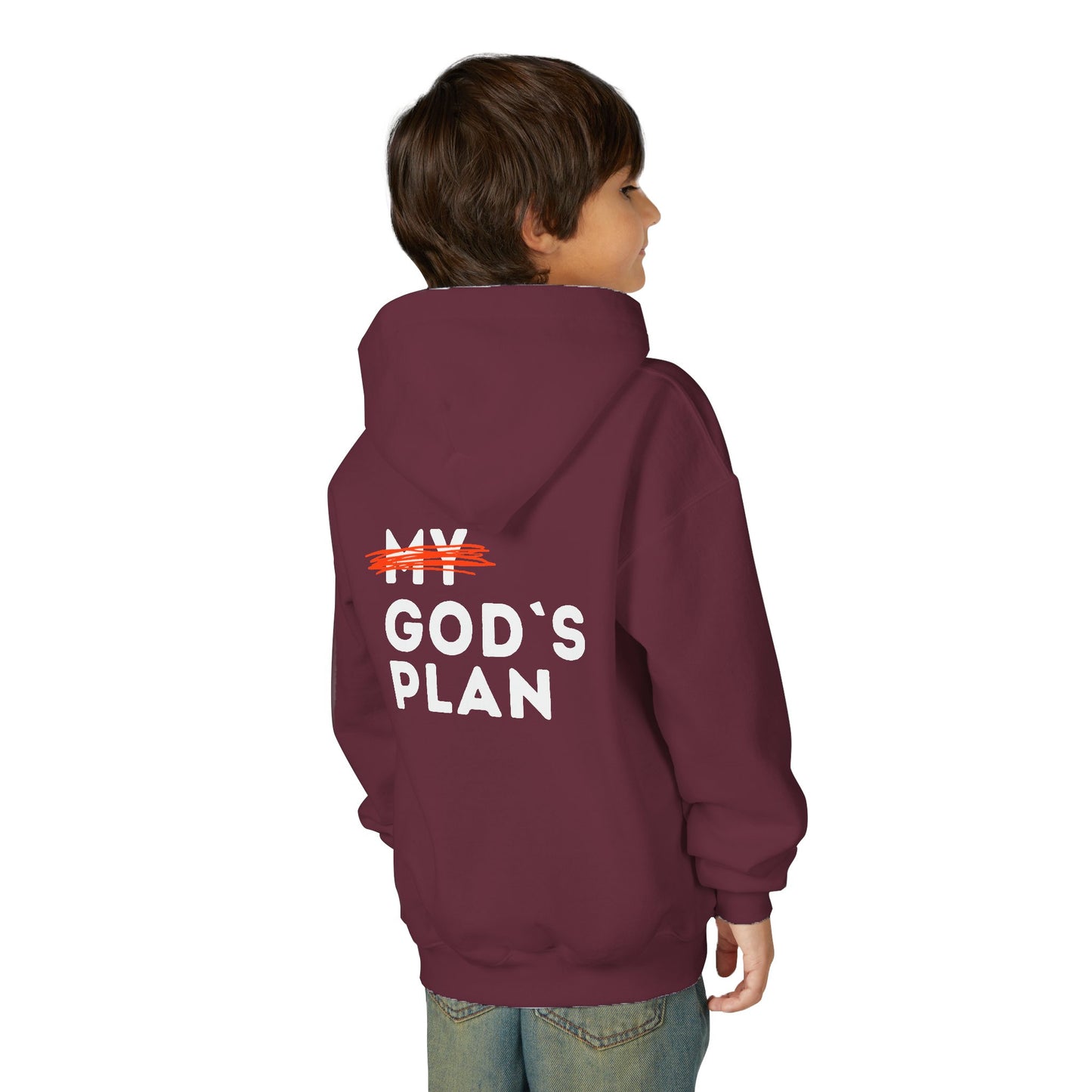 YOUTH - Basic Hoodie - GOD'S Plan- BBA