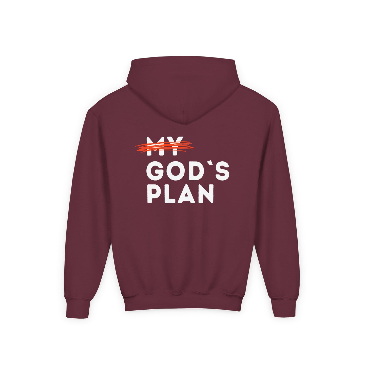 YOUTH - Basic Hoodie - GOD'S Plan- BBA