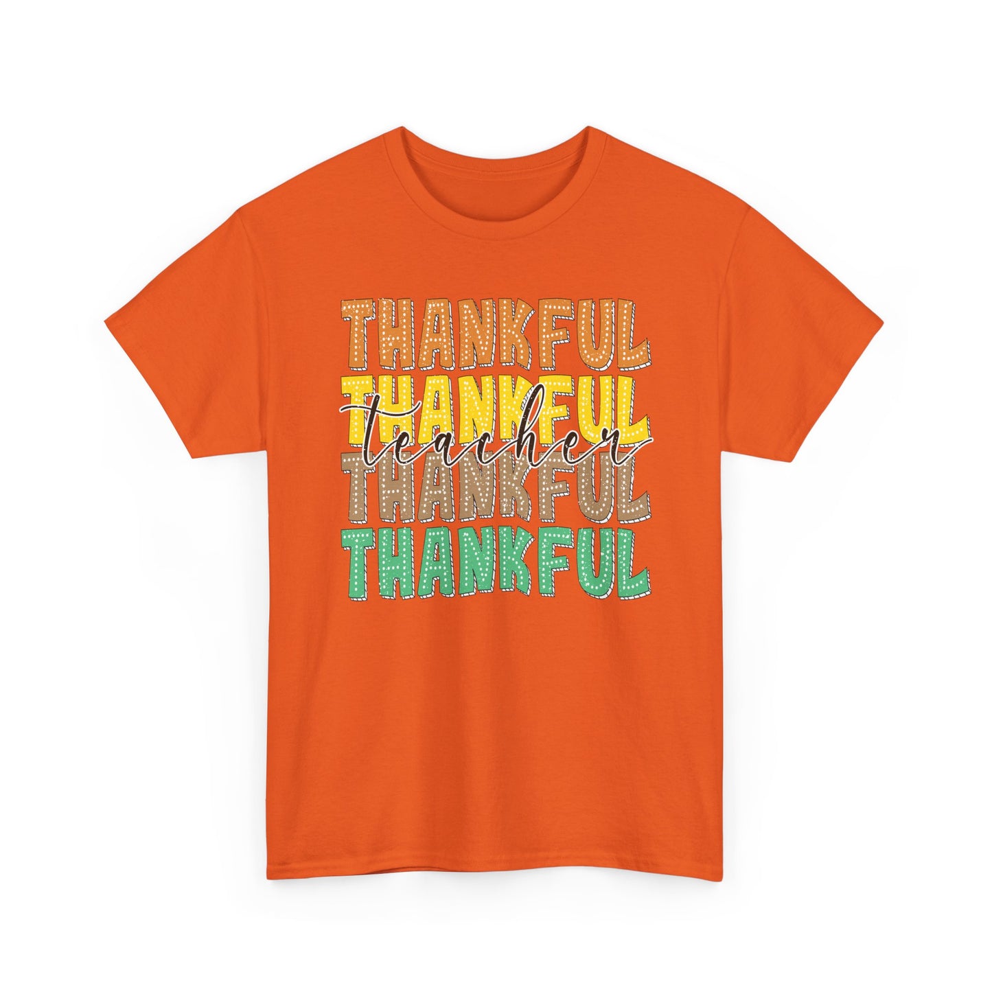 Thankful Teacher Shirt | Fall Teacher T-Shirt | Gildan Teacher Tee | Thanksgiving Teacher Outfit | Teacher Appreciation Gift