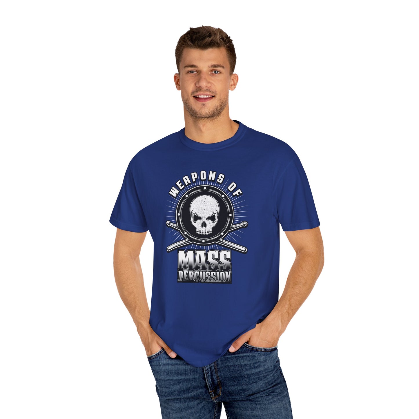 Weapons of Mass Percussion Shirt | Drummer T-Shirt | Comfort Colors Band Tee | Music Lover Gift | Percussionist Graphic Tee