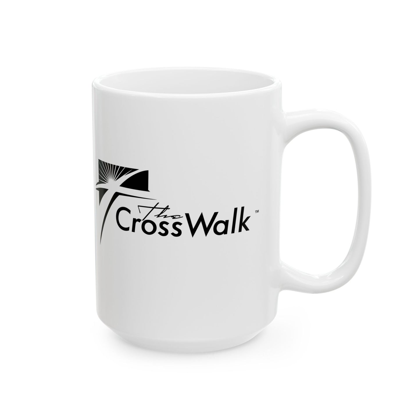 The Crosswalk Church White Mugs