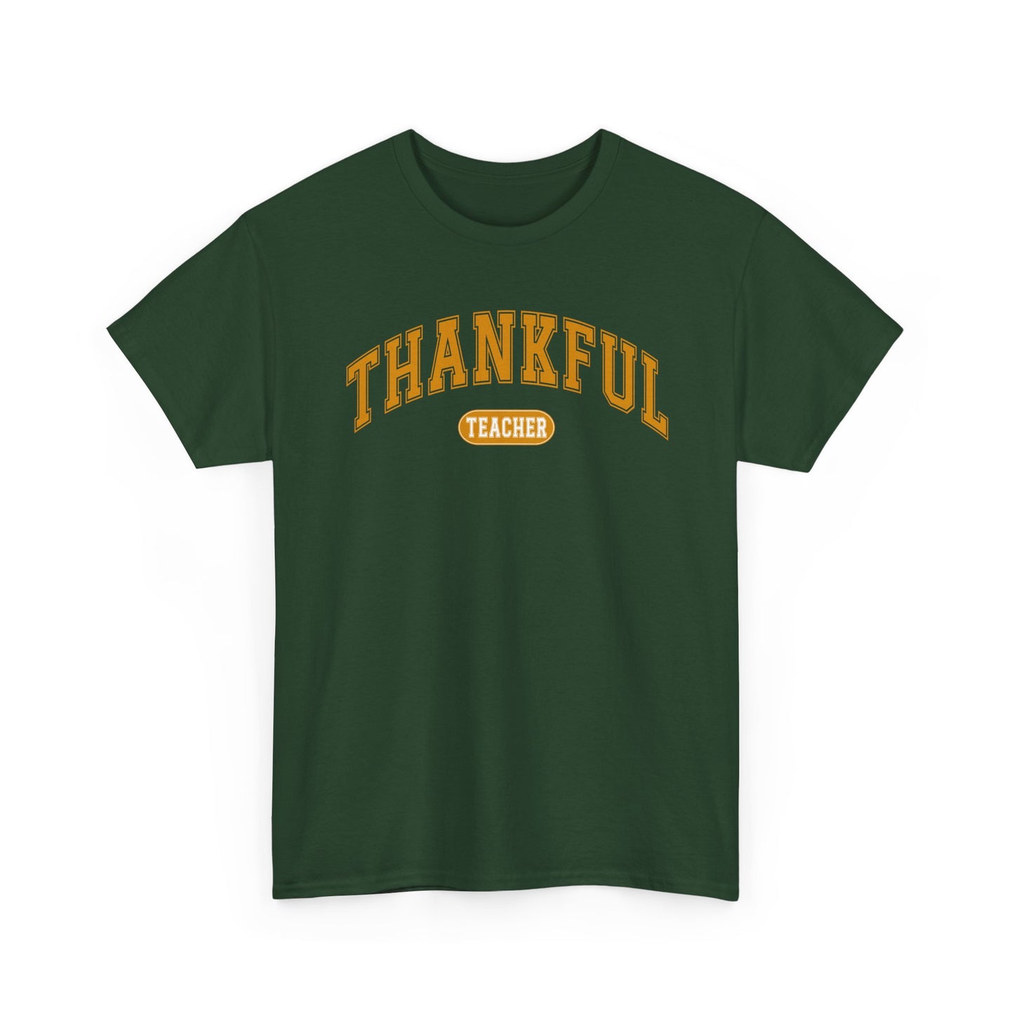 Thankful Teacher Shirt | Fall Teacher T-Shirt | Gildan Teacher Tee | Cute Thanksgiving Teacher Outfit | Teacher Gift Top