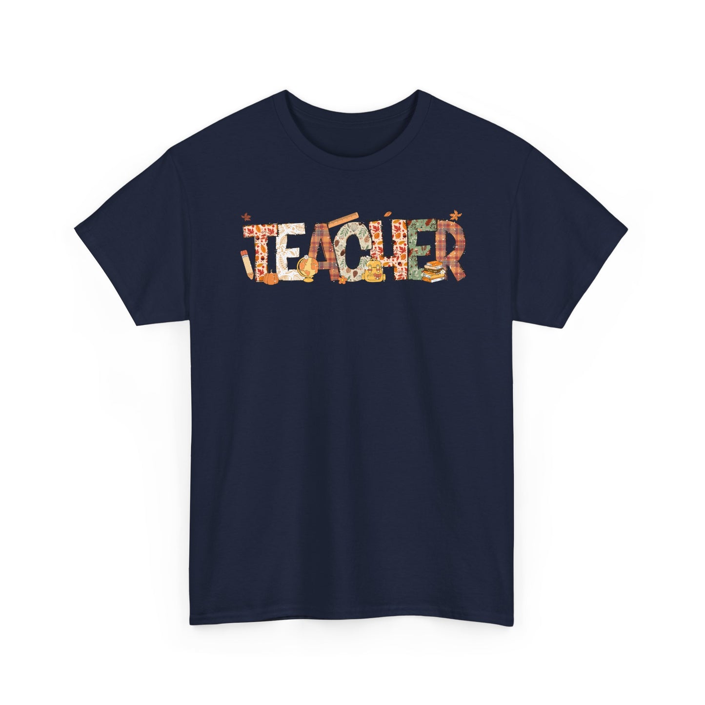 Teacher Doodle Distressed Shirt | Gildan Teacher T-Shirt | Cute Fall Teacher Tee | Classroom Graphic Top | Teacher Gift