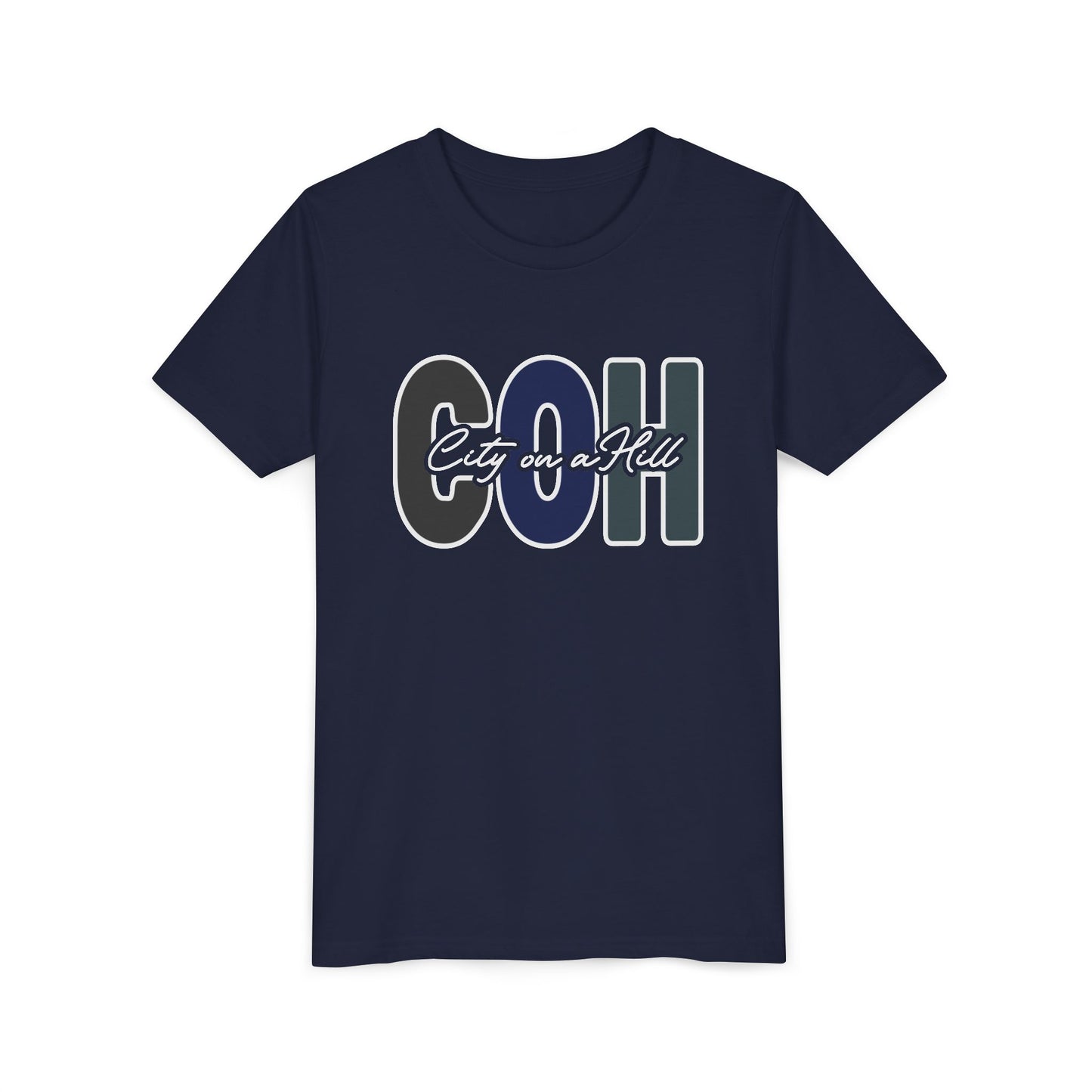 YOUTH - Premium Cotton Short Sleeve T-Shirt - City on a Hill
