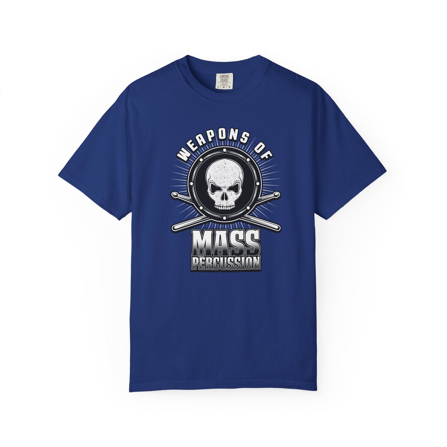 Weapons of Mass Percussion Shirt | Drummer T-Shirt | Comfort Colors Band Tee | Music Lover Gift | Percussionist Graphic Tee