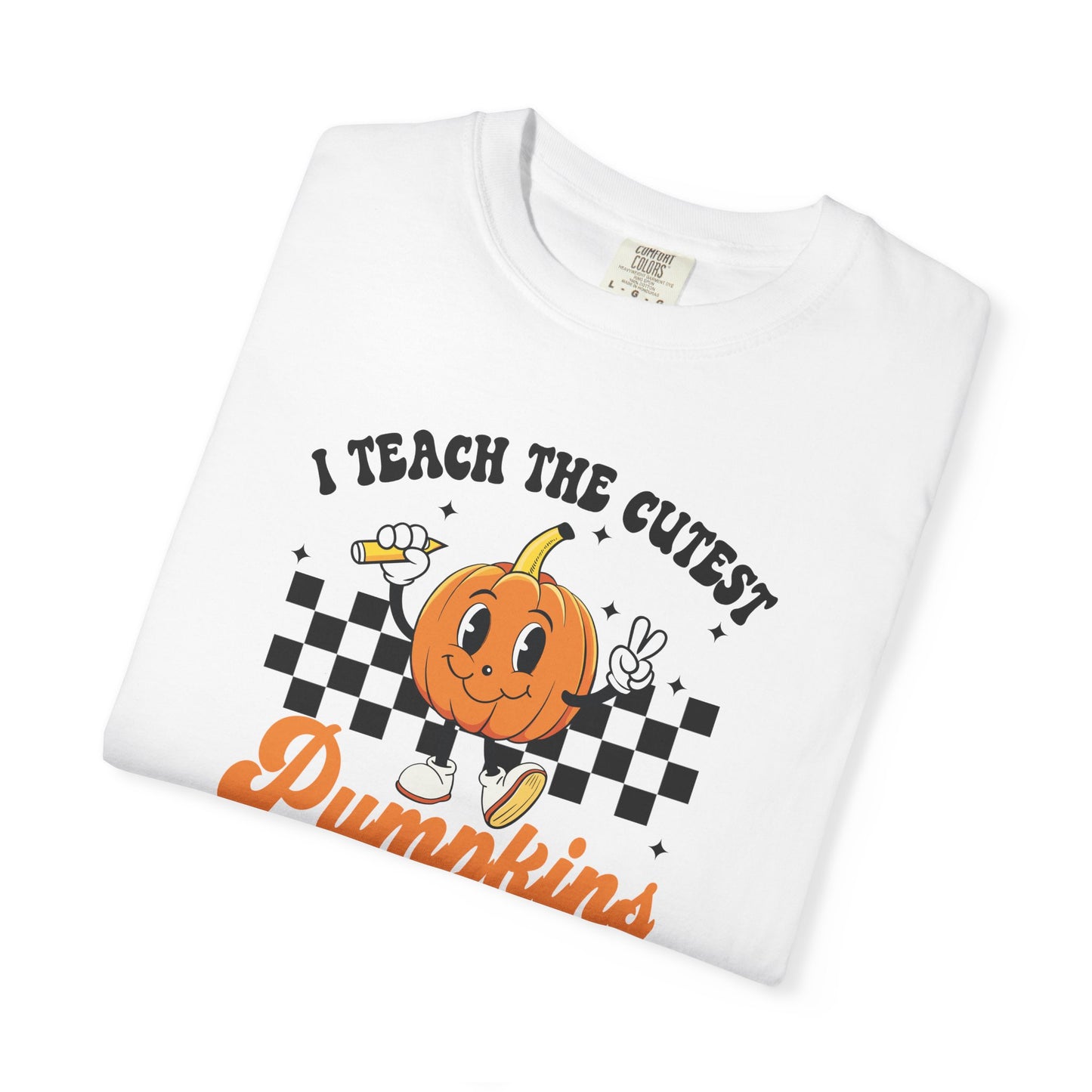 Comfort Colors Teacher Fall Shirt | I Teach The Cutest Pumpkin T-Shirt | Thanksgiving Teacher Tee | Cute Autumn Classroom Shirt