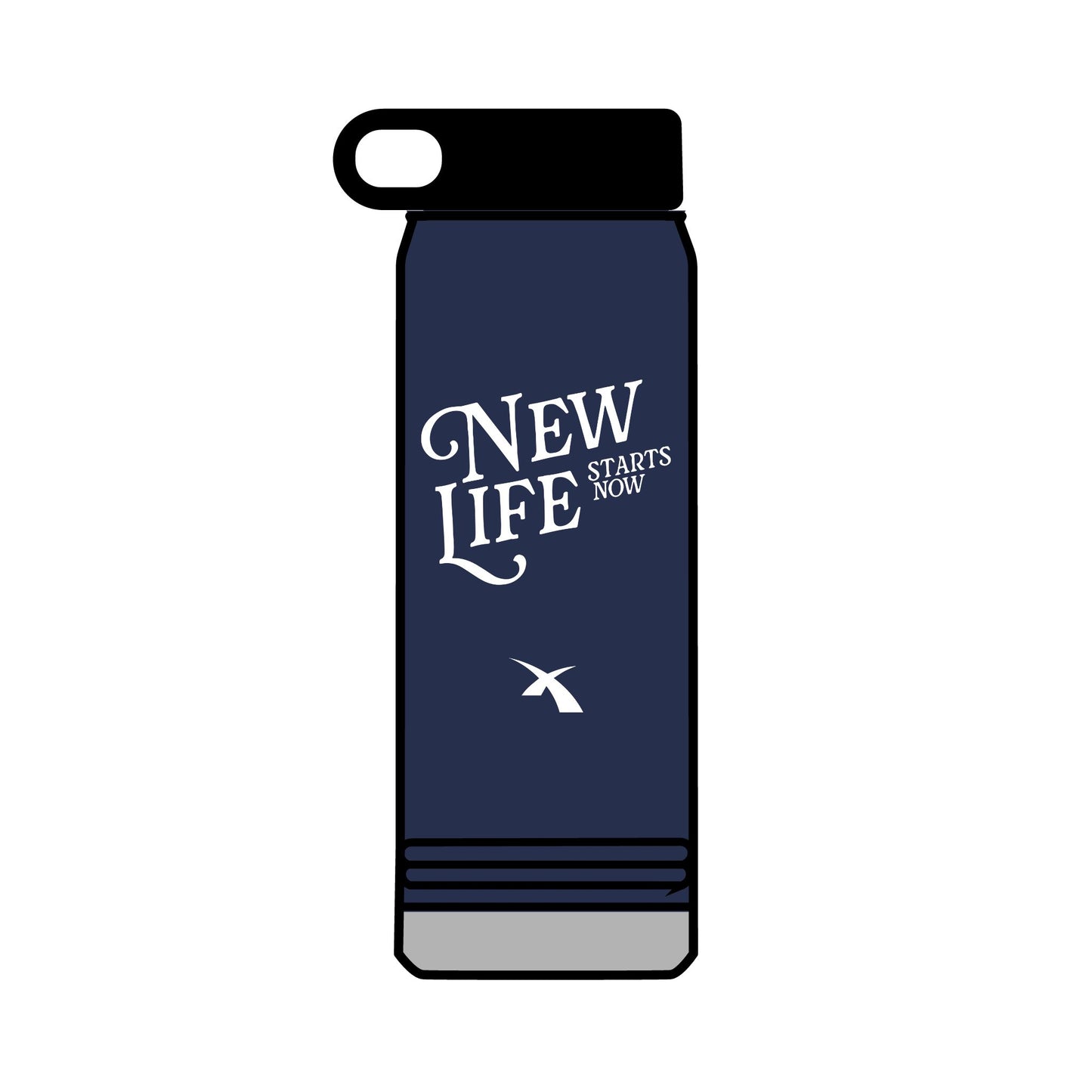 32oz Insulated Water Bottle - New Life Terre Haute