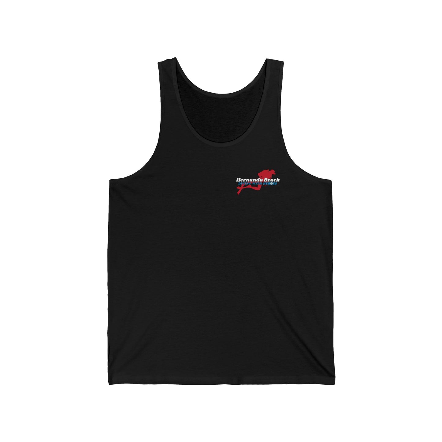 Unisex Jersey Tank - Hernando Beach Diving - Front & Back Print