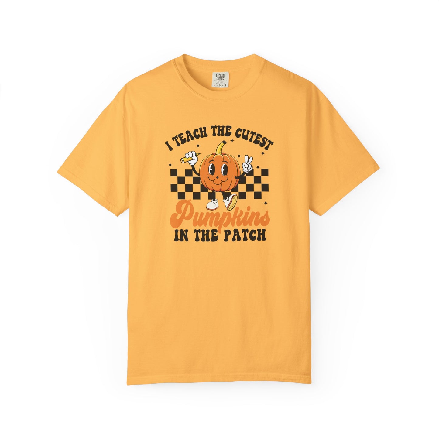 Comfort Colors Teacher Fall Shirt | I Teach The Cutest Pumpkin T-Shirt | Thanksgiving Teacher Tee | Cute Autumn Classroom Shirt